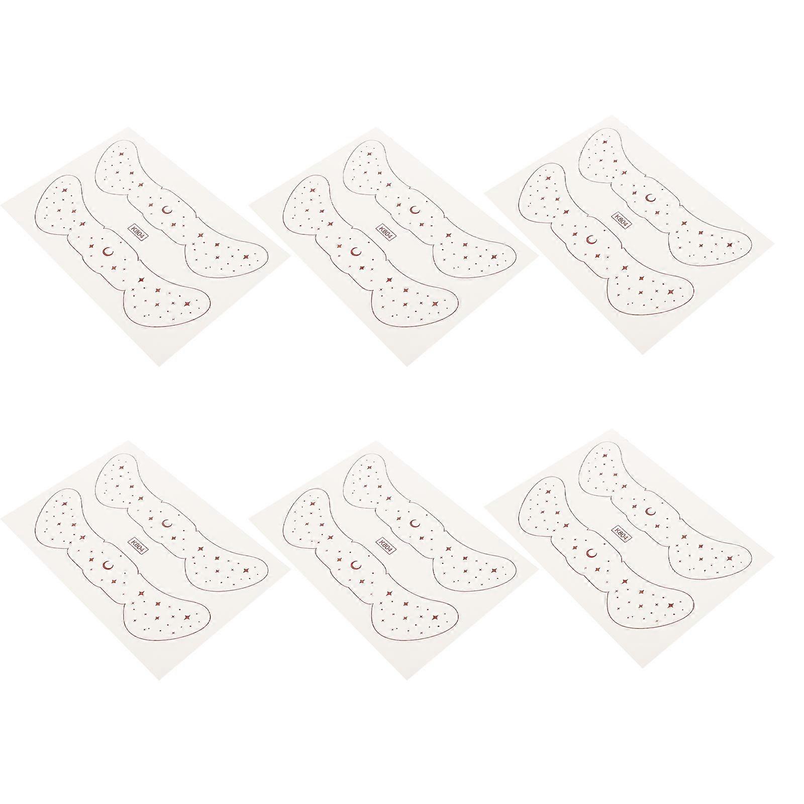 Temporary Face Stickers for Makeup Including 12 Sheets of Freckle Decals
