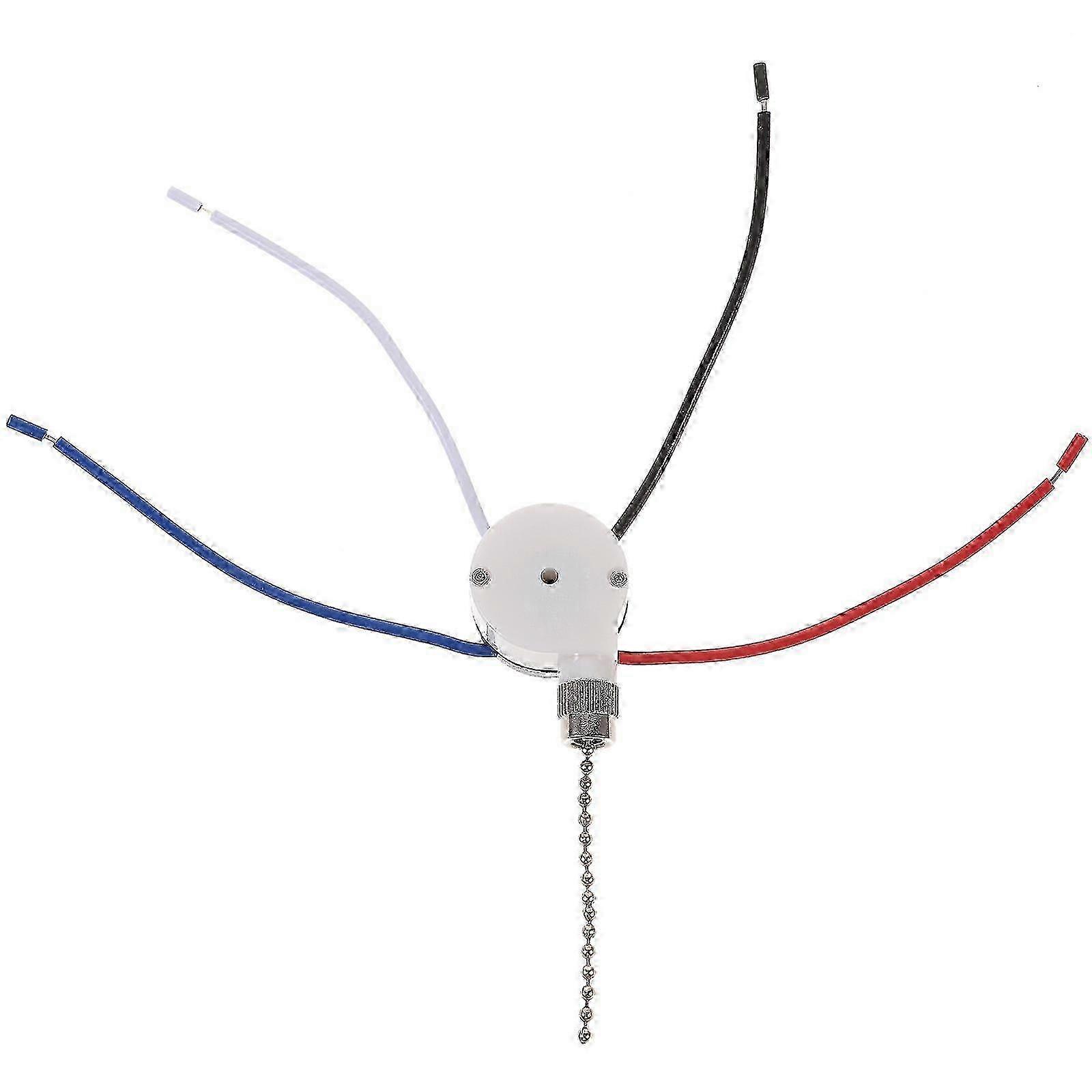 2025 Pull Chain Switch 3-gear 4-wire Ceiling Fan Light Switch Replacement Supply