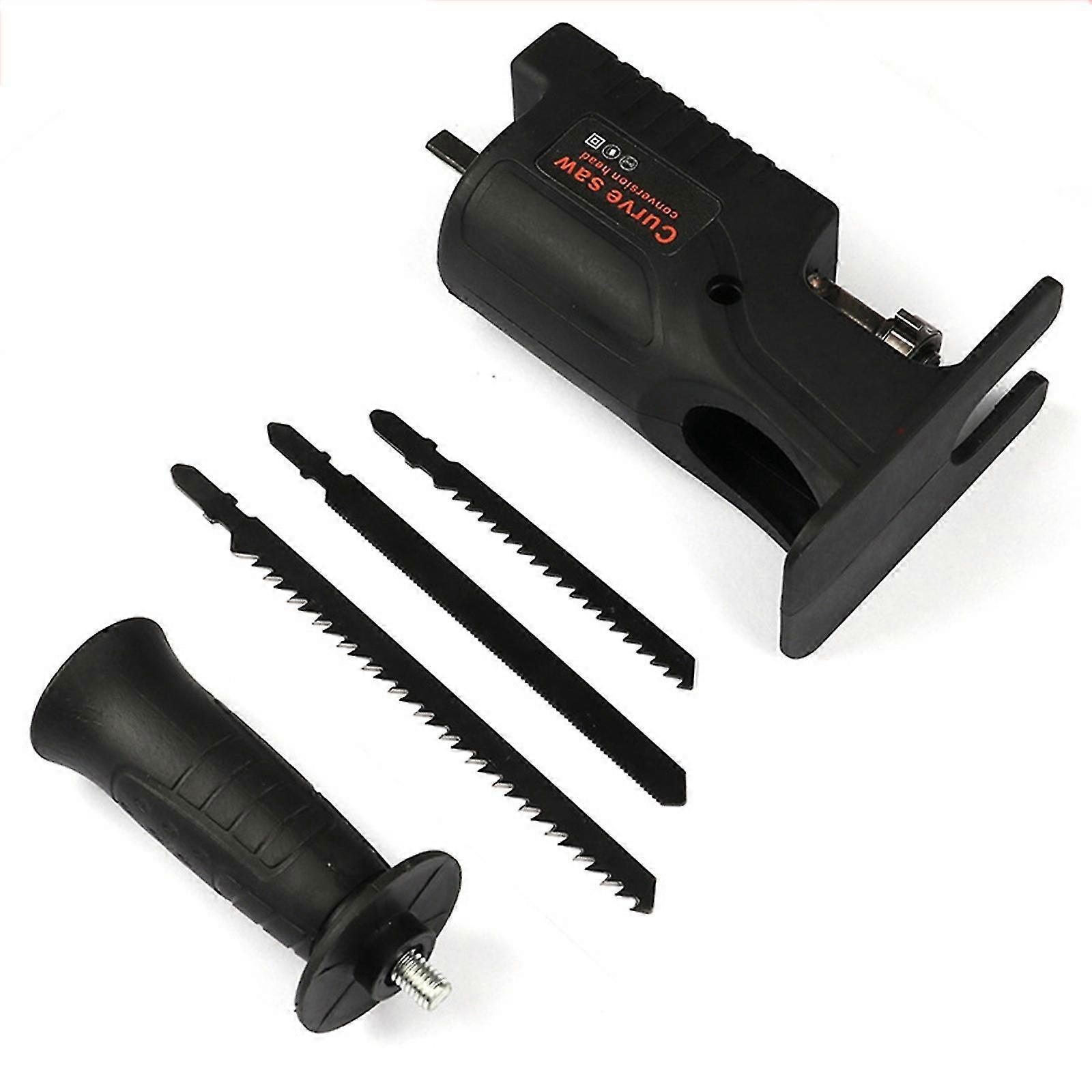 Electric Reciprocating Saw 3 Blades Wood Metal Cutting Recip Hand Held Cordless