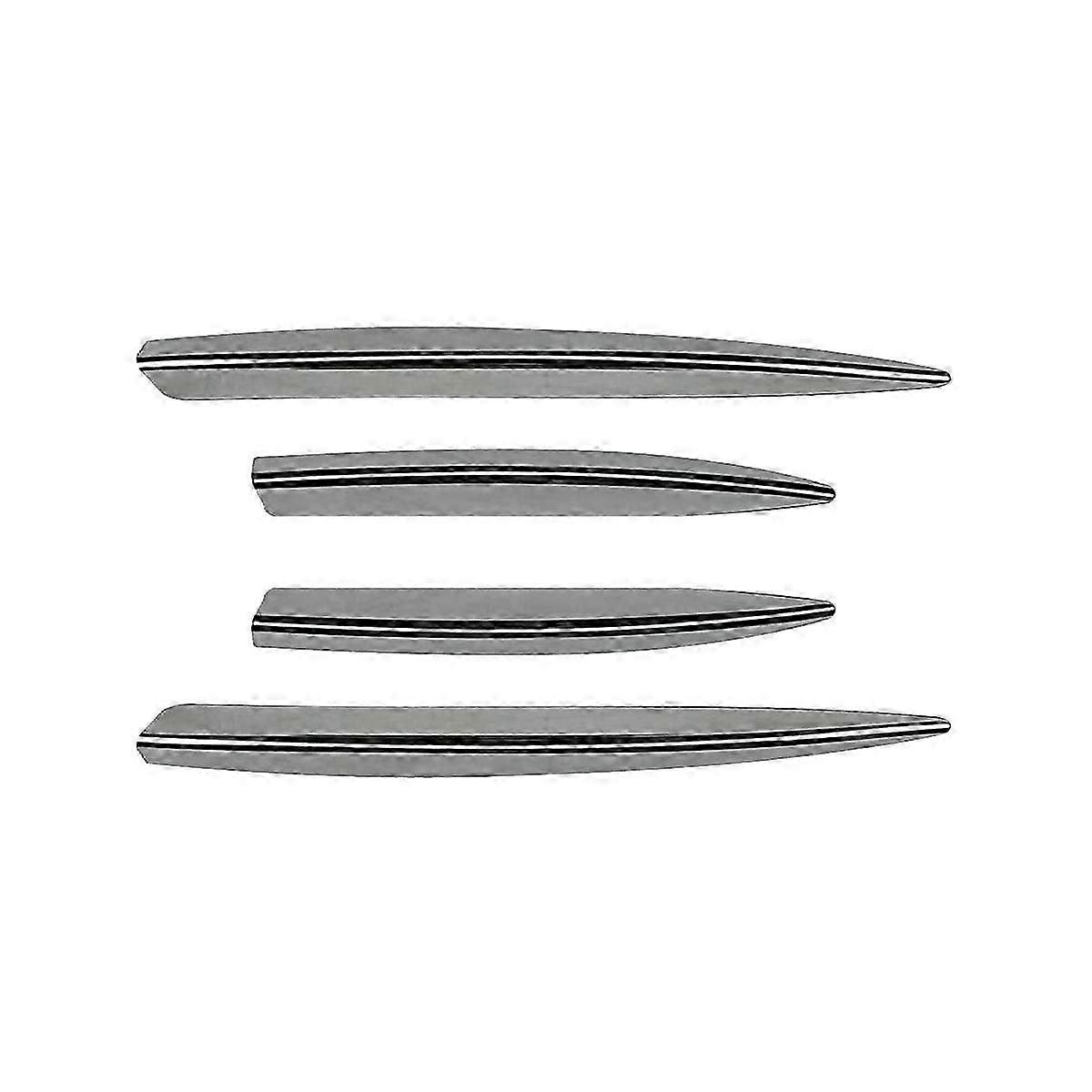 Silver Plating Front Lip Front Grille Trim for A Class W177 A180 2023+ 2018+ Car Spoiler Sticker
