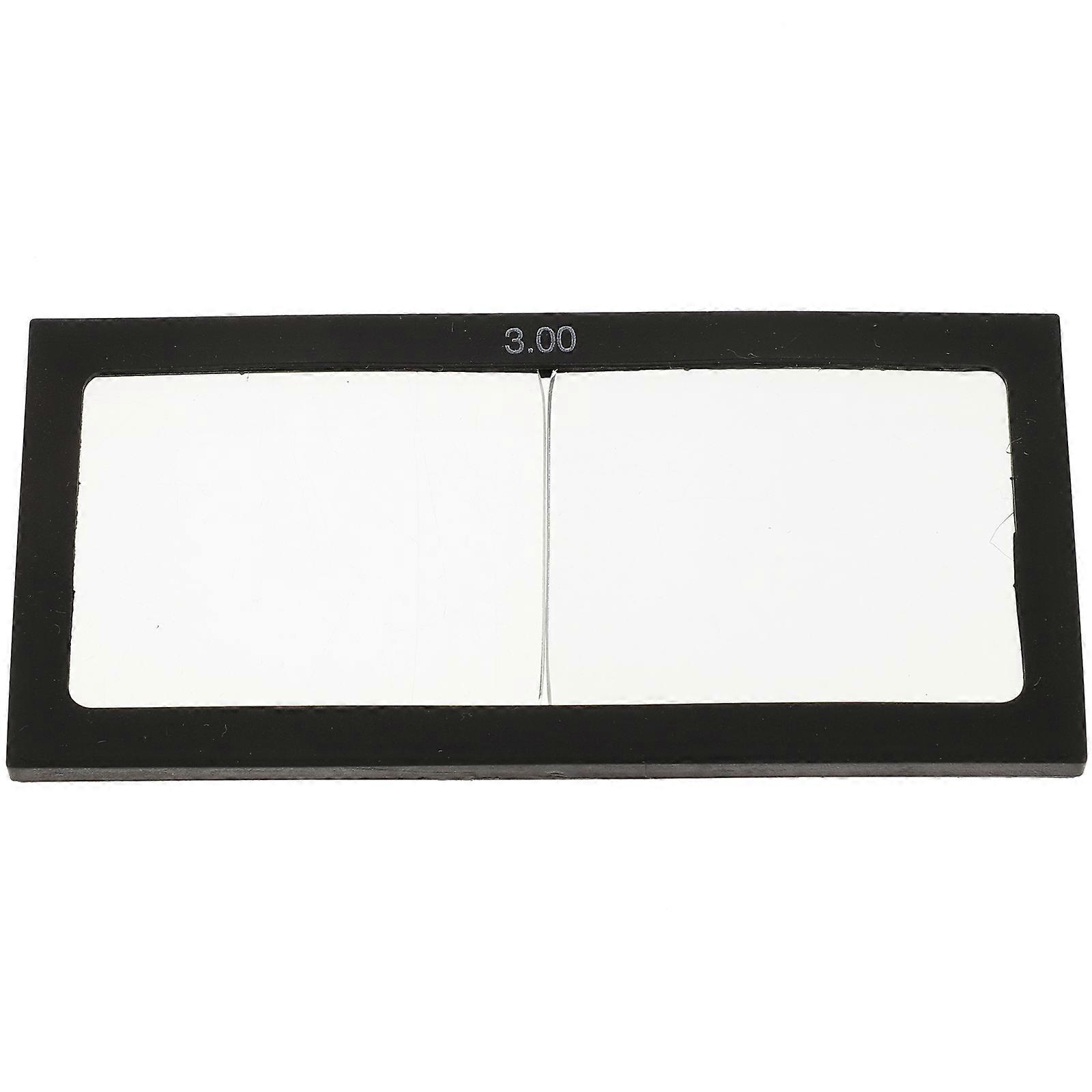 Replacement Mask Lenses Magnifier Lens for Arc Welding Welders Accessory 10.9X5cm Glass Abs Material 1Pair