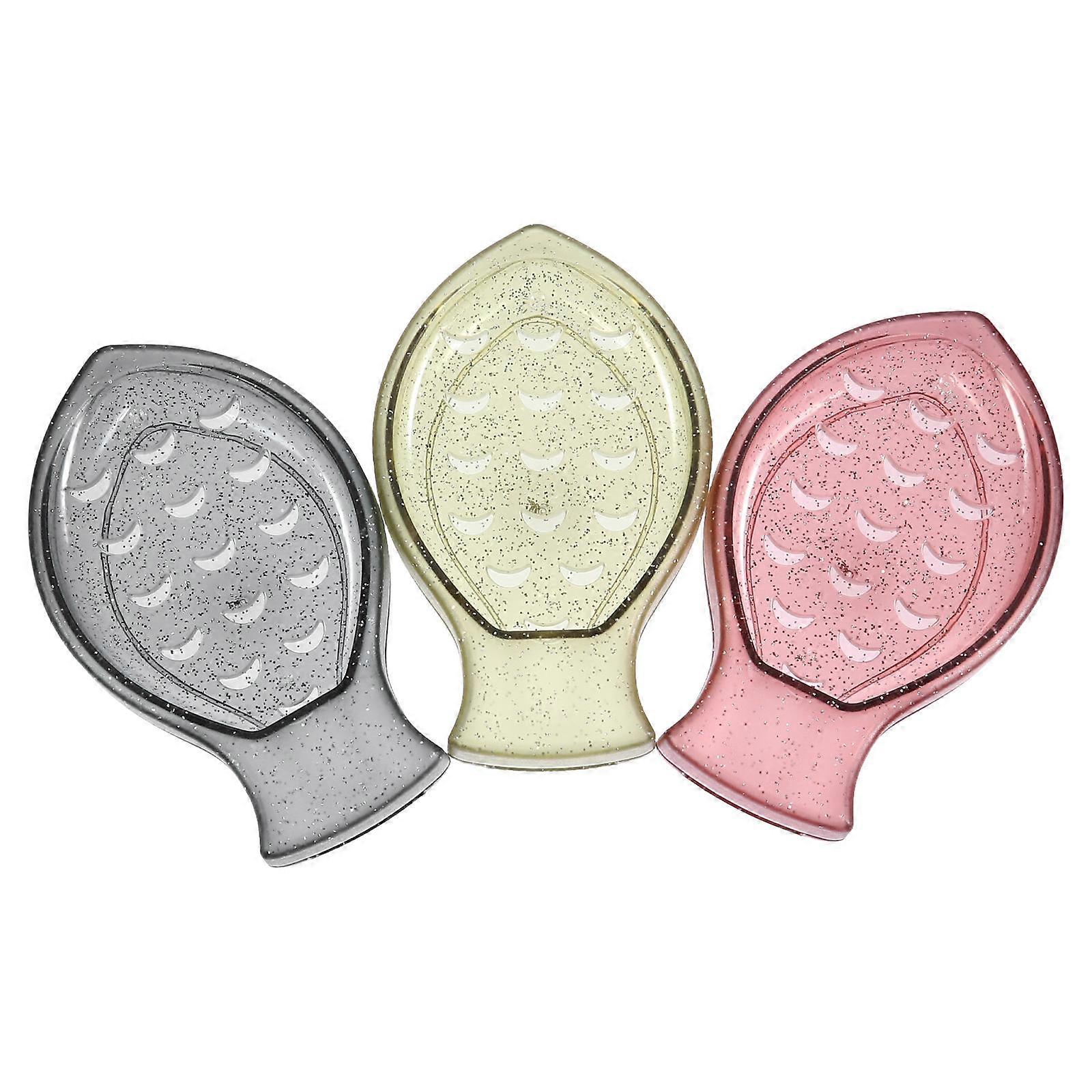 Double Drain Soap Dish 3Pcs In Assorted Color For Travel And Gym Prevent Soap Melting With Covered Design