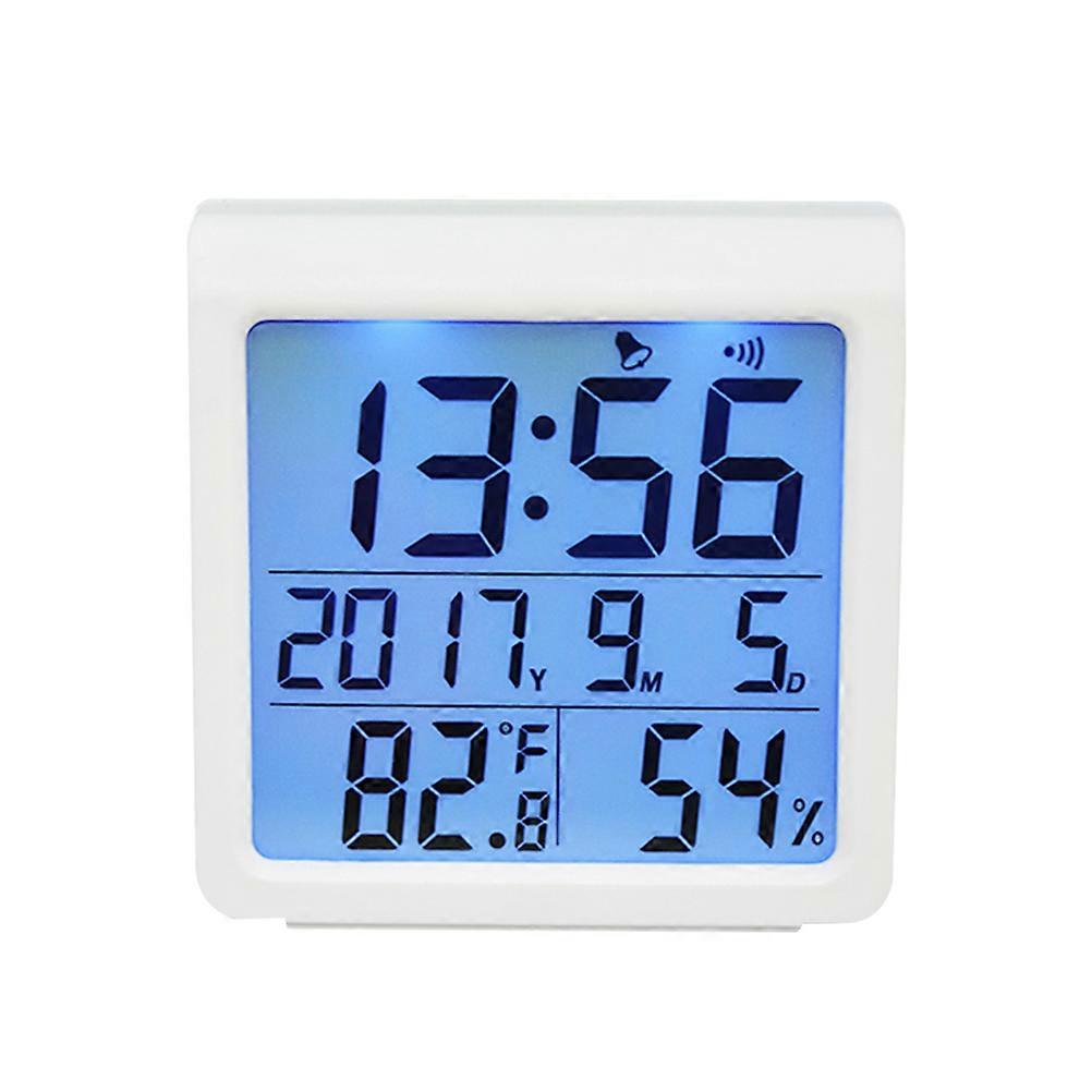 Household Temperature Meter Digital Hygrometer with Alarm Clock 3Pcs