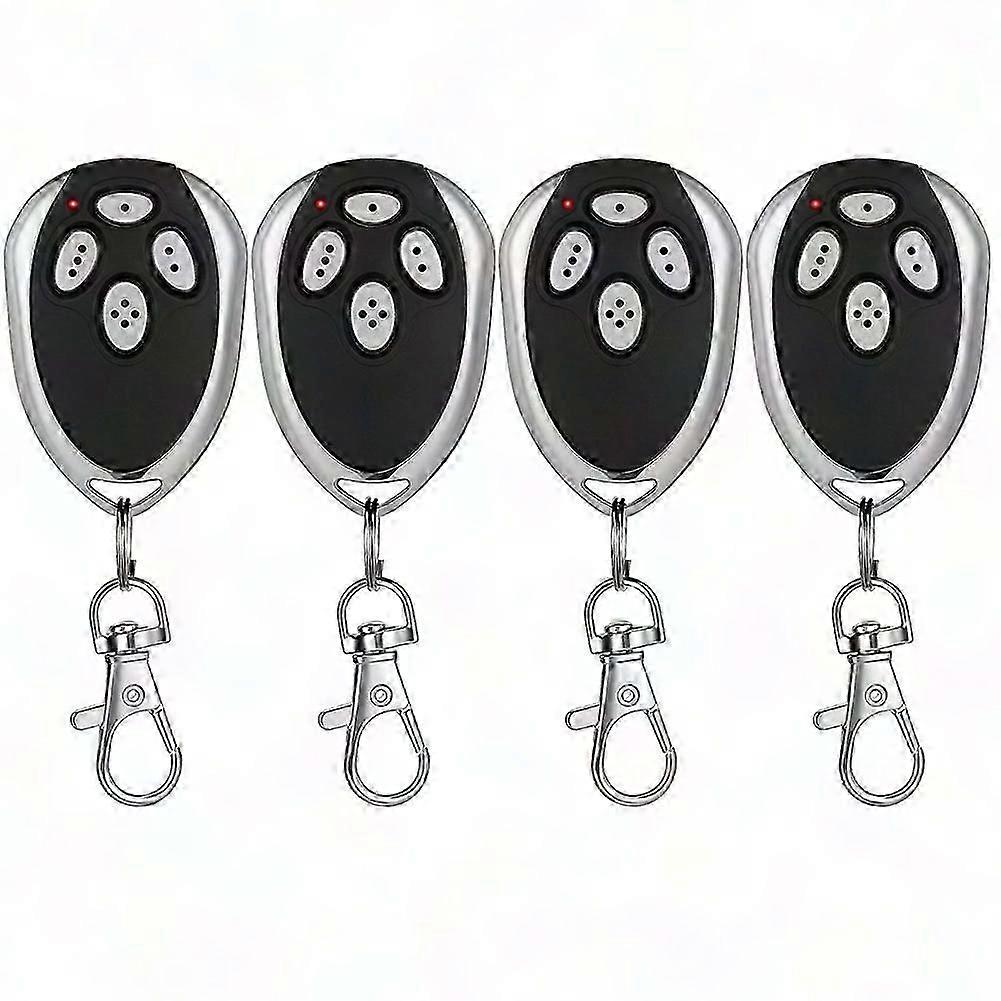 4-Pack 4-Channel Gate Opener Remotes Compatible with Aleko LM123 433.92MHz Garage Door Control