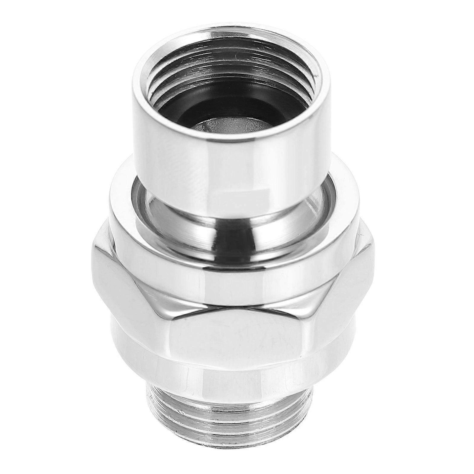 Shower Swivel Balls Adapter Copper Adjustable Connector for Shower 3Pcs