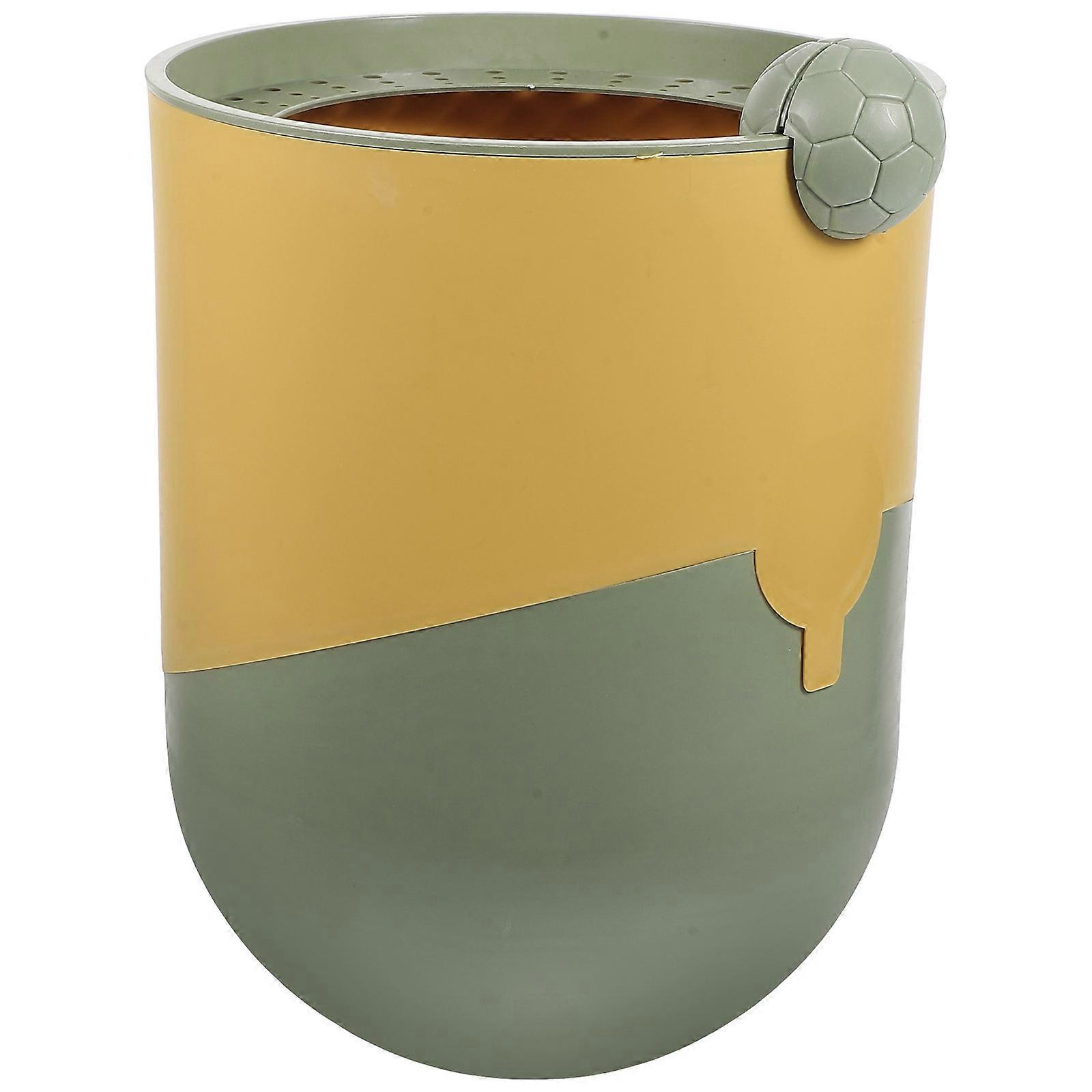 Multicolor Household Trash Can Decorative Trash Bucket for Kitchen Use 2Pcs