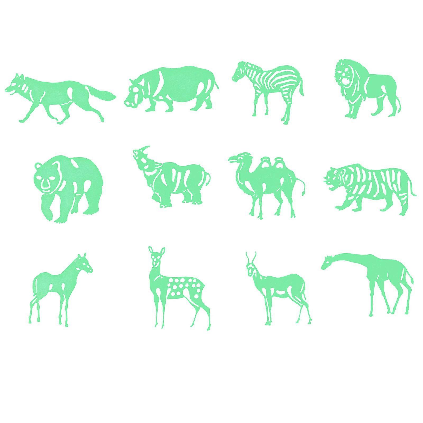 Fluorescent Wall Sticker Creature Shape Luminous Wall Decals for Kids 120Pcs