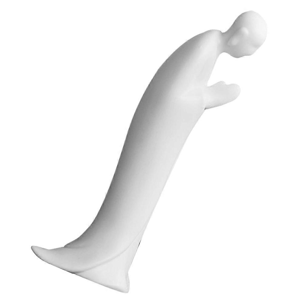 Small Monk Statue Ceramic Figurine for Zen Decoration 5Pcs