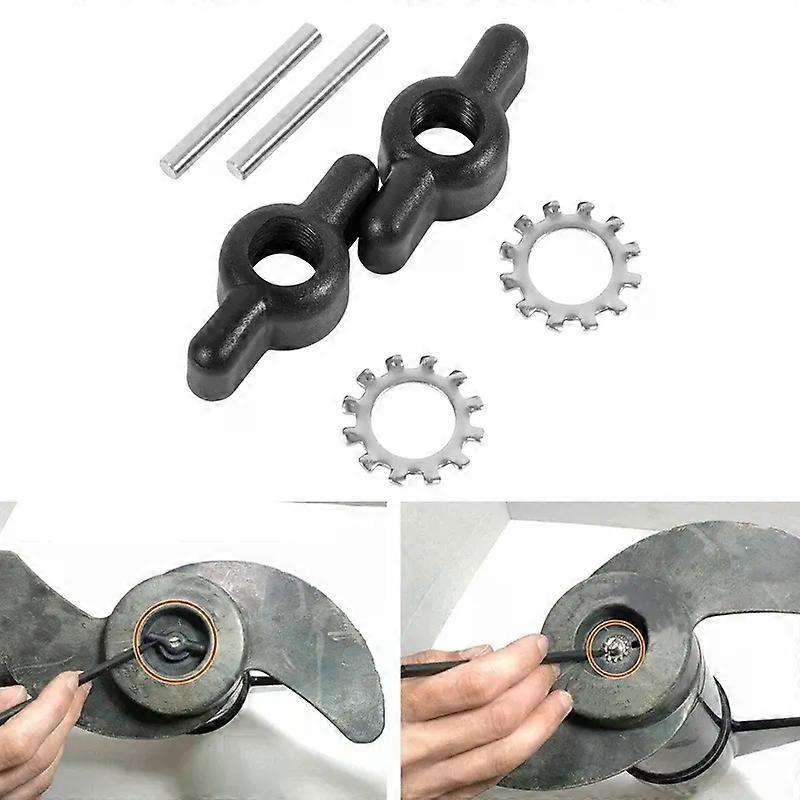 MKP-10 1865011 Prop & Nut Kit B Perfectly Fits for 4 Diameter 12V 24V 36V Minn Kota Trolling Motors Outboard Accessories