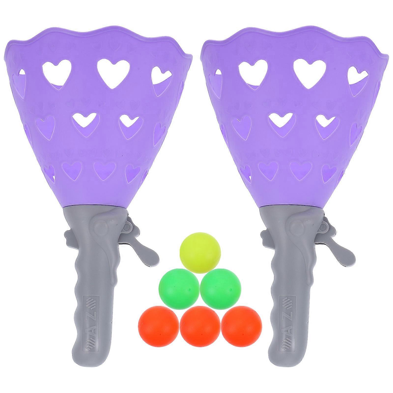 Catch Ball Games with Launcher Toddler Toys for Outdoor Use 2Sets