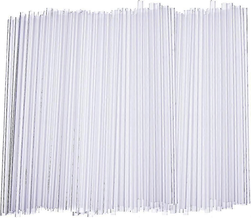[200 Pack] Disposable Plastic Drinking Straws - 6" High - Clear From Yaying