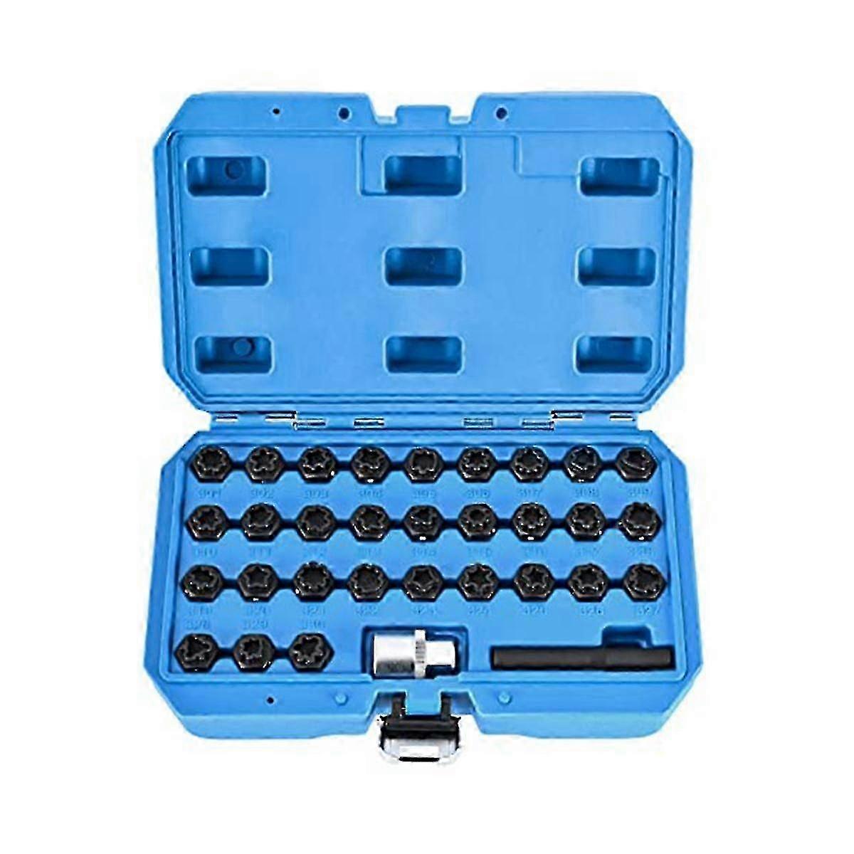 Wheel Lock Removal Kit Compatible  Wheel Lock Lug Nuts Removal Set For Removing And Locking