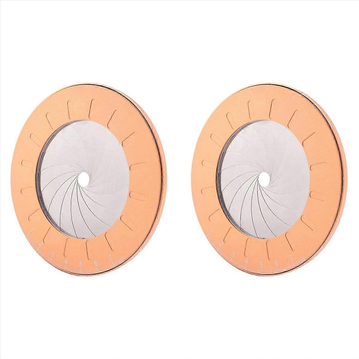 Adjustable Circle Drawing Ruler Tool, Professional Round Circle Drawing Tool, Measuring Ruler (2Pcs)