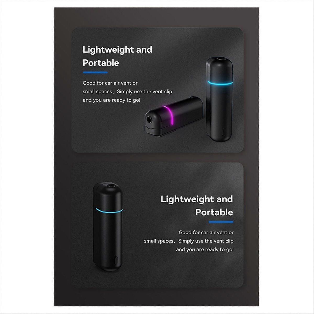 Car Aroma Diffuser USB Rechargeable Scent Machine Fragrance Oil,A