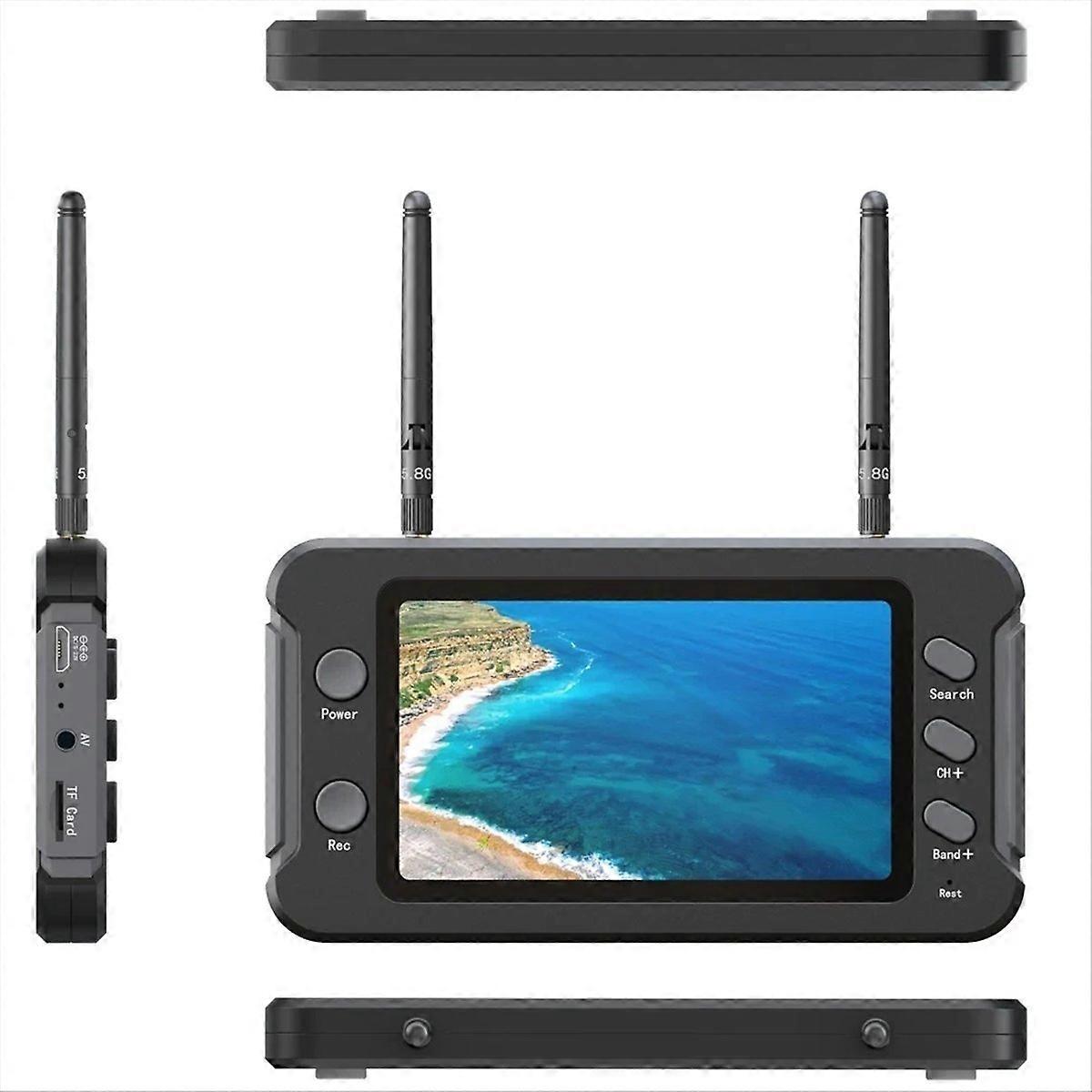 Monitor FPV 5.8G con DVR 40CH Display LCD da 4,3 pollici