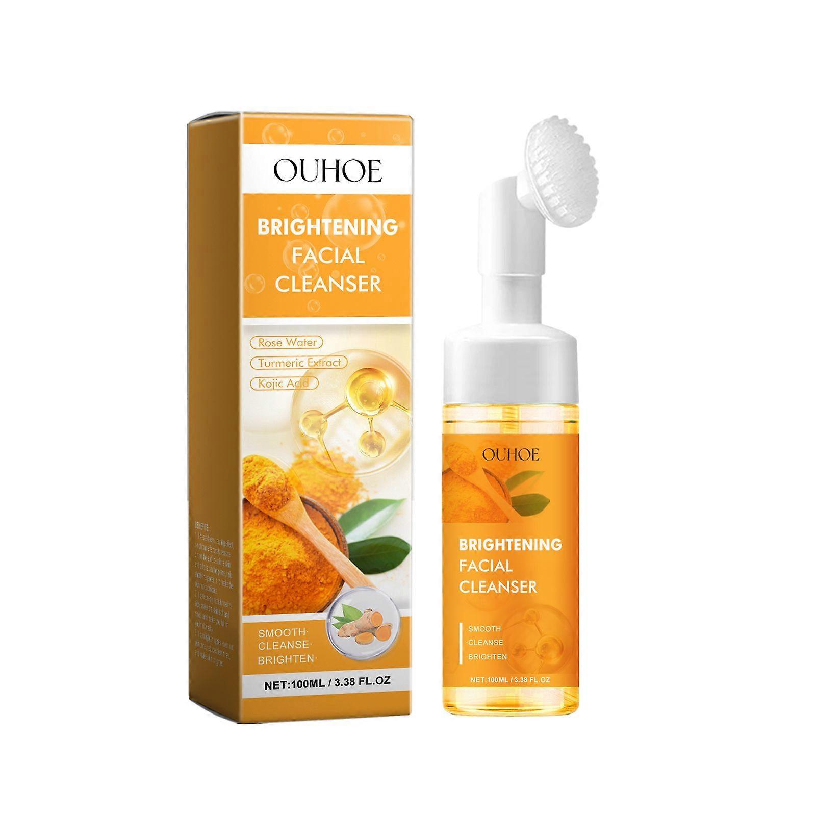 Ouhoe Turmeric Facial Cleanser Gently Cleanses The Facial Skin, Making It Moisturizing, Delicate And Nourishing Without Causing Tightness