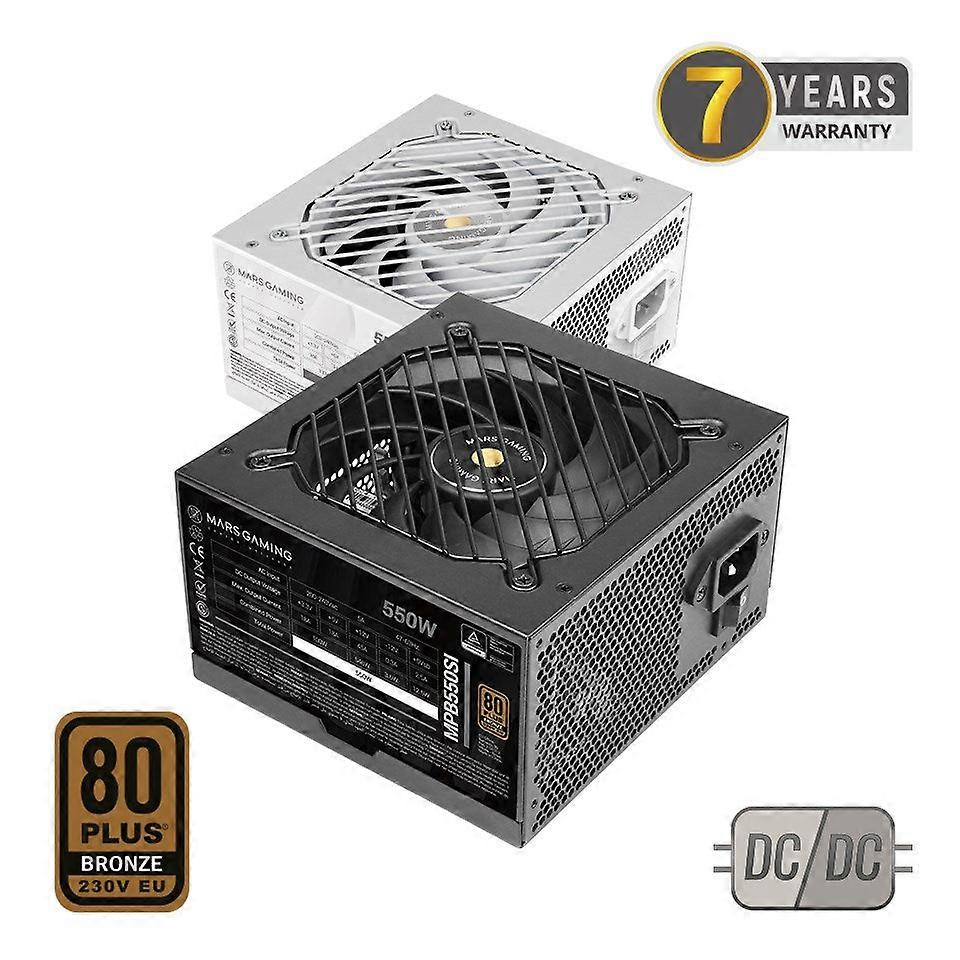 Mars Gaming MPB550SI Netzteil 550 W 24-Pin ATX Schwarz