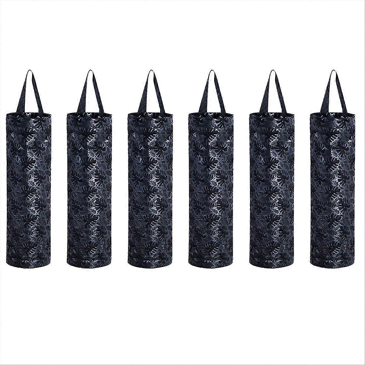 Plastic Bag Storage Rack, Kitchen Grocery Garbage Bag black