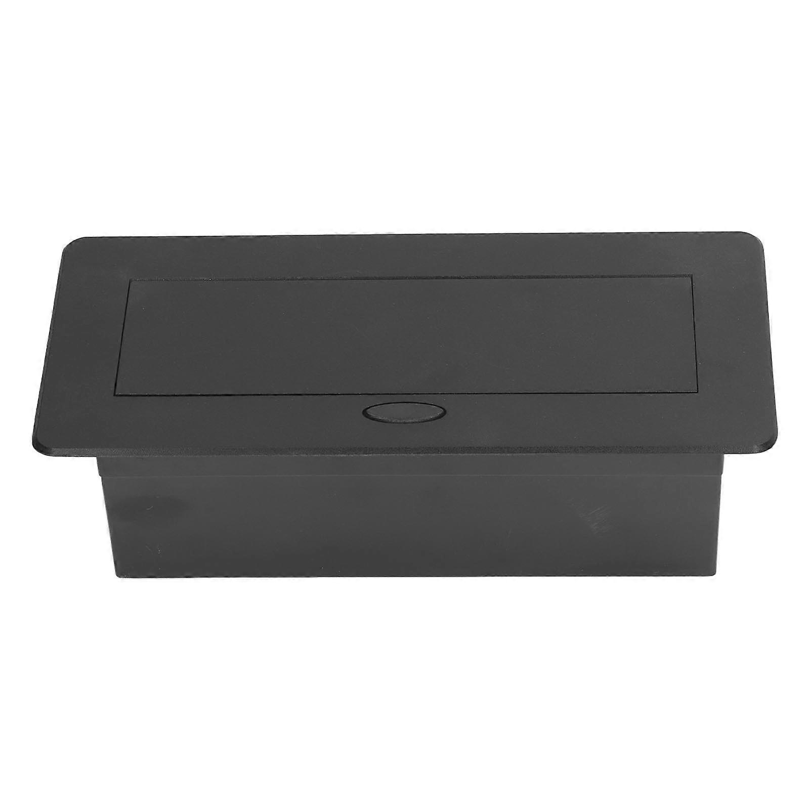 Floor Power Socket Aluminum Alloy Modern Dustproof Recessed Outlet with USB Network Video Jack