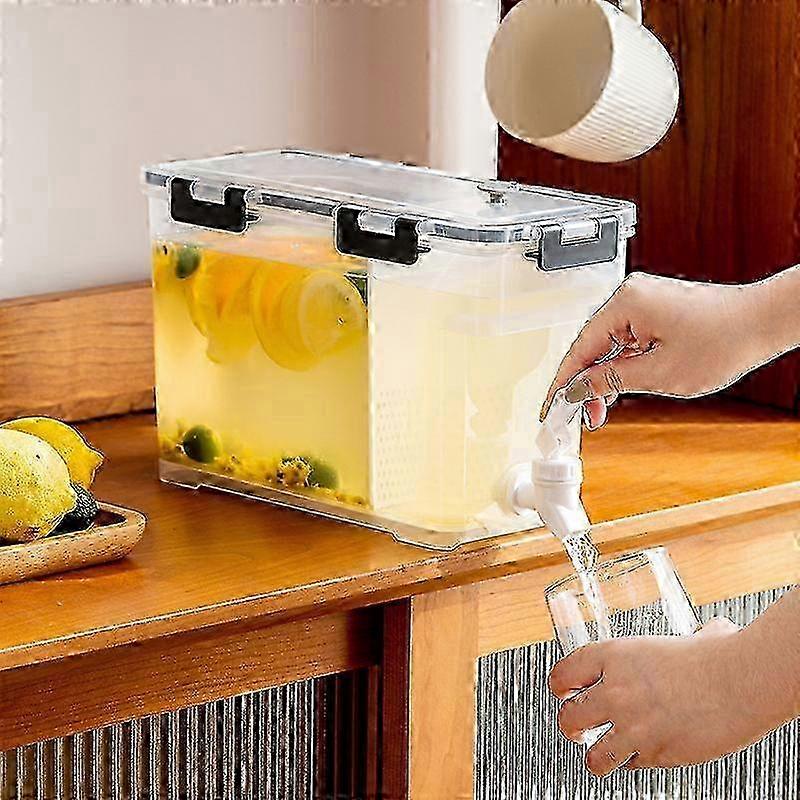 Large capacity cold kettle with faucet juice kettle wine jug