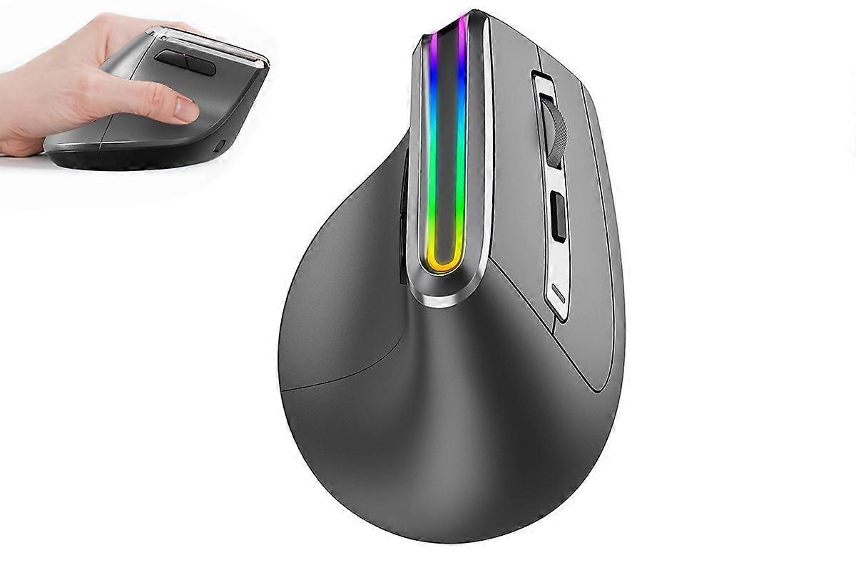 Ergonomic Vertical Mouse 2.4G RGB Wireless Optical Mouse