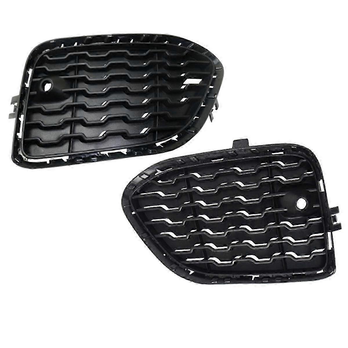 Left+Right Front Bumper Closed M Grille Fog Lamp Frame Bezel for X3 F25 X4 F26 51118056942 51118056941