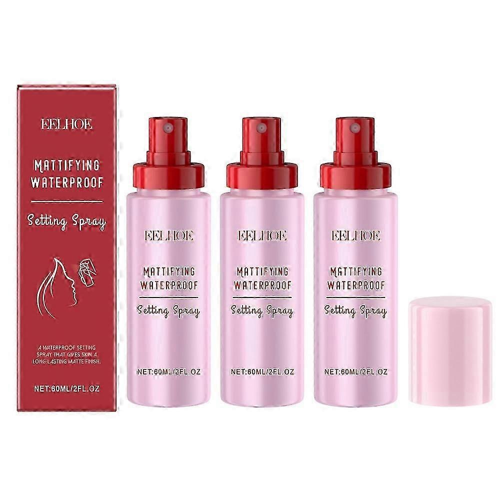 Exquisite Powder Melting Glass Setting Spray Mattifying Waterproof Setting Spray Ultra-Smooth Finish Setting Mist