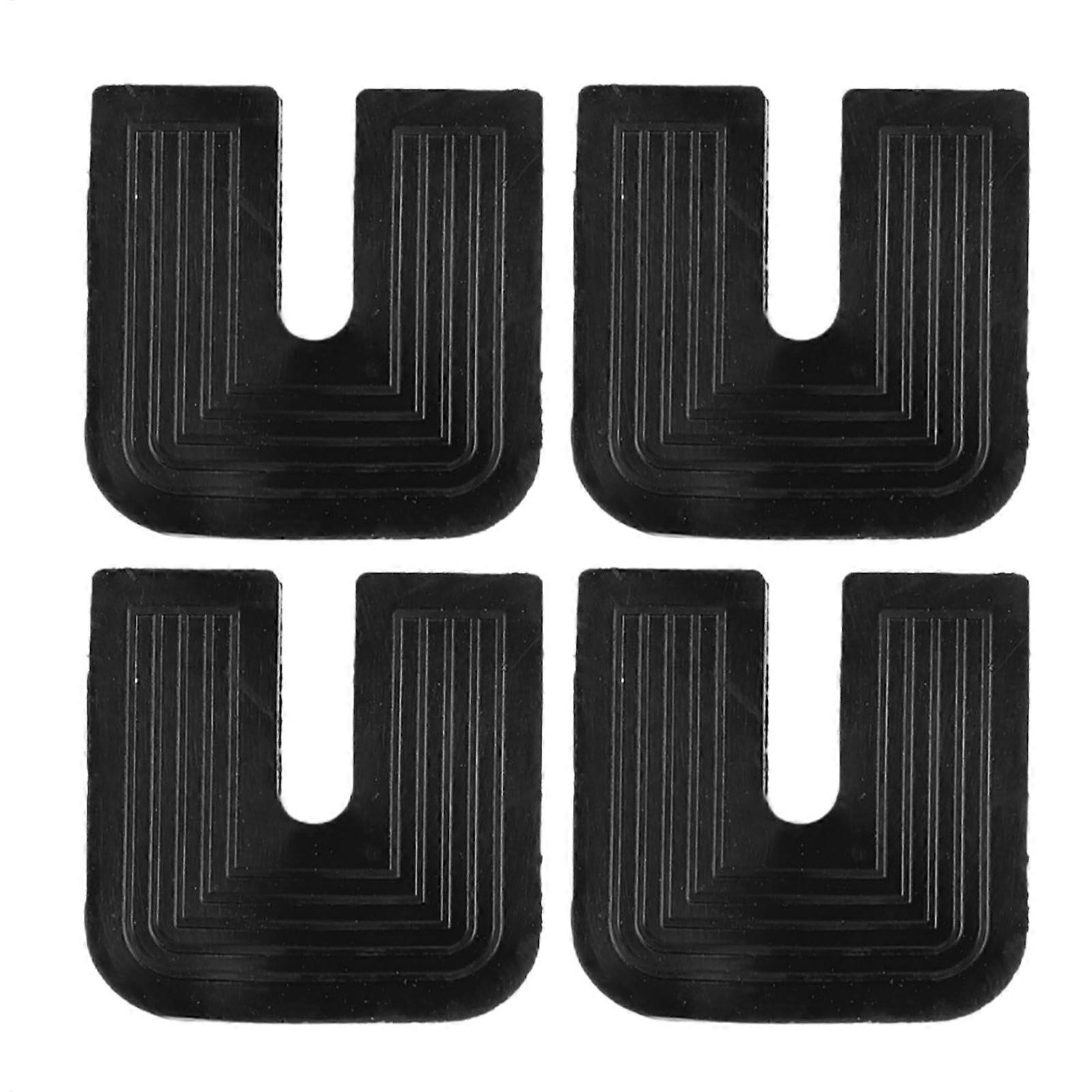 Air Conditioning Insulation Pads AC Antivibration Rubber Split Condenser Pad 4x Set Shock Absorber Noise Reduction