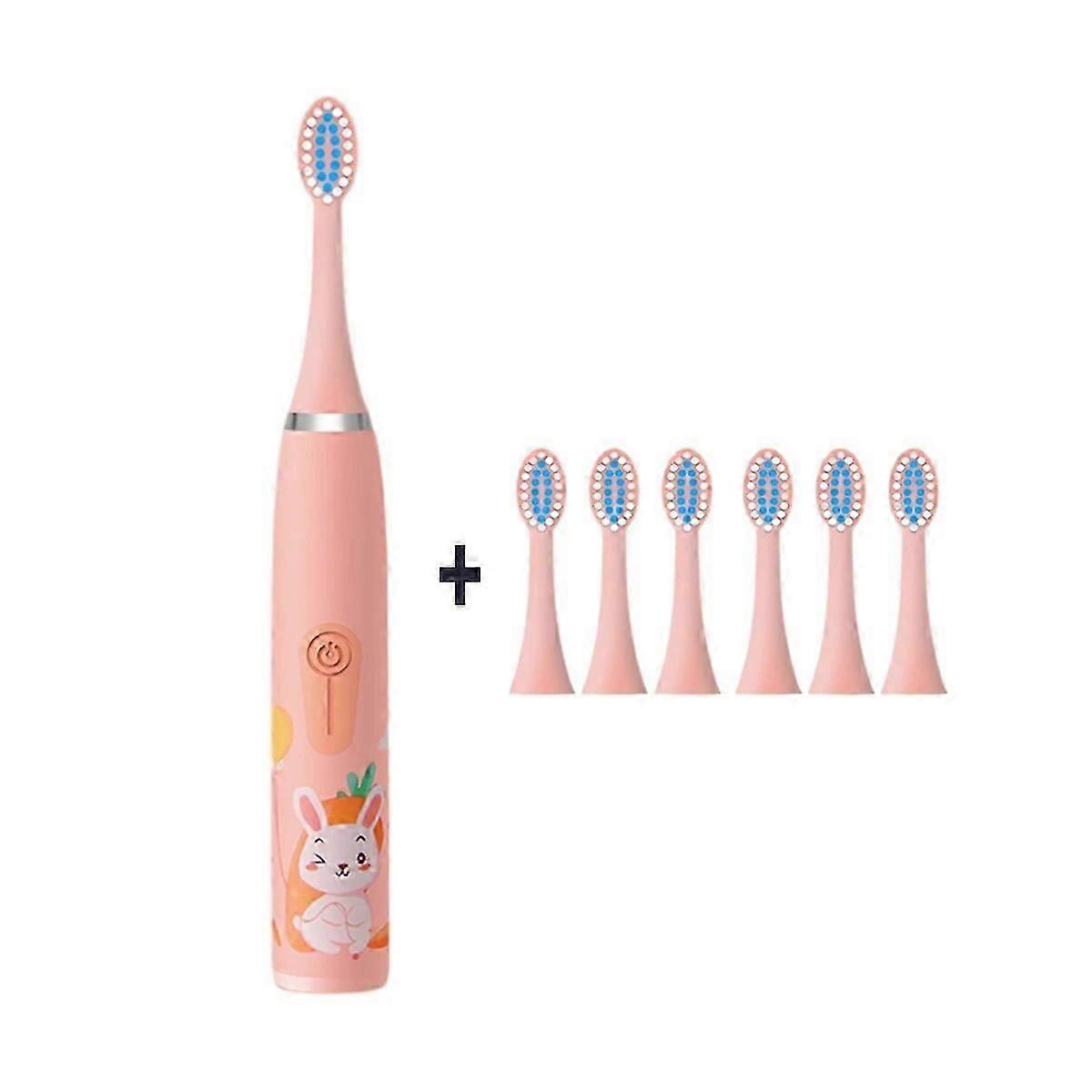 Elektromos fogkefe Sonic gyerekeknek Felnőttek szájápolása Fogfehérítés Tiszta csere Intelligens fogkefe pandával Aranyos állat