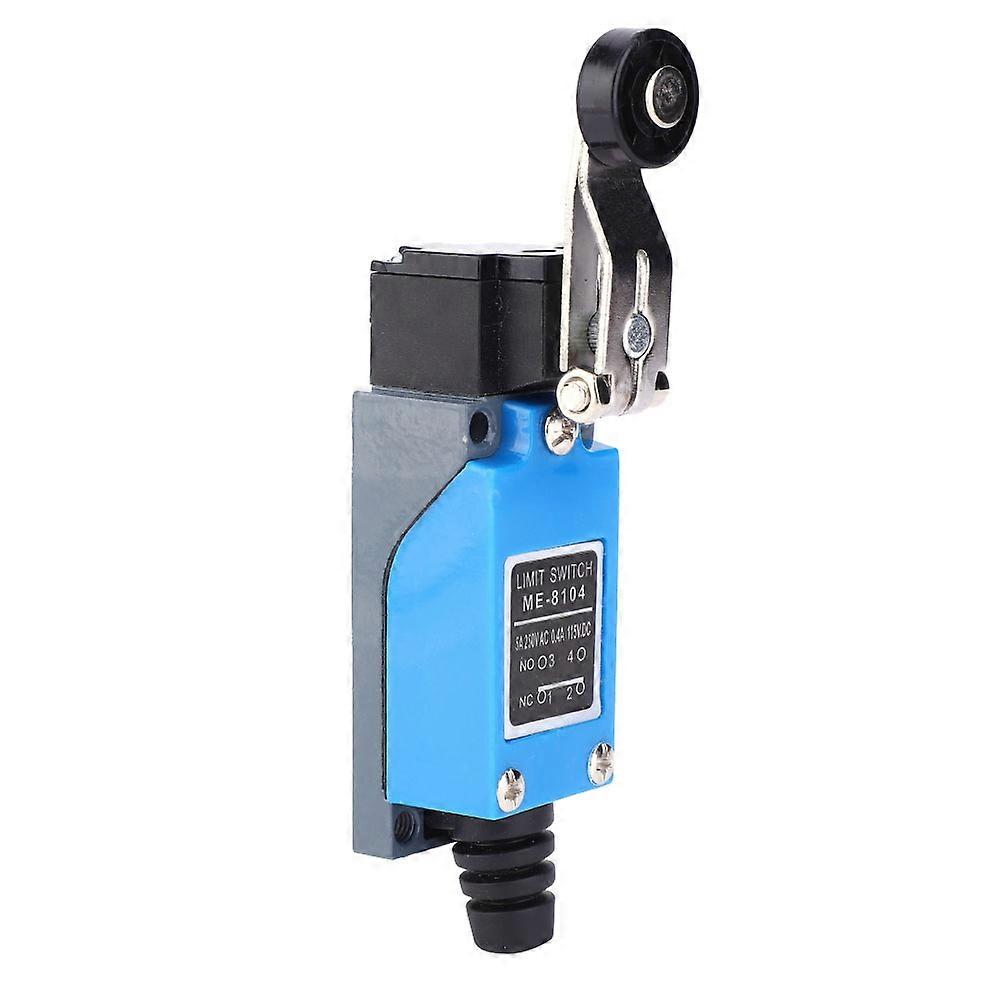 ME-8104 Limit Switch 250VAC 50~60Hz 115VDC Adjustable Roller Lever Micro Switch 12 x 4 x 2.7cm