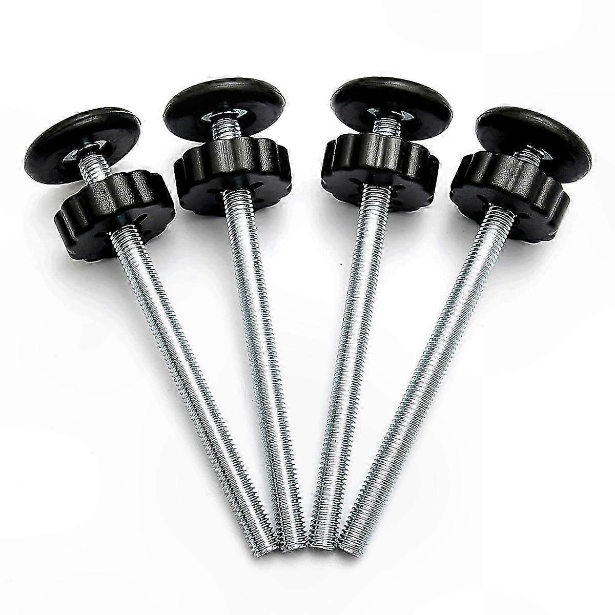 4Pcs M8 Threaded Spindle Rod for Baby & Pet Gates, Universal Replacement Bolt Part