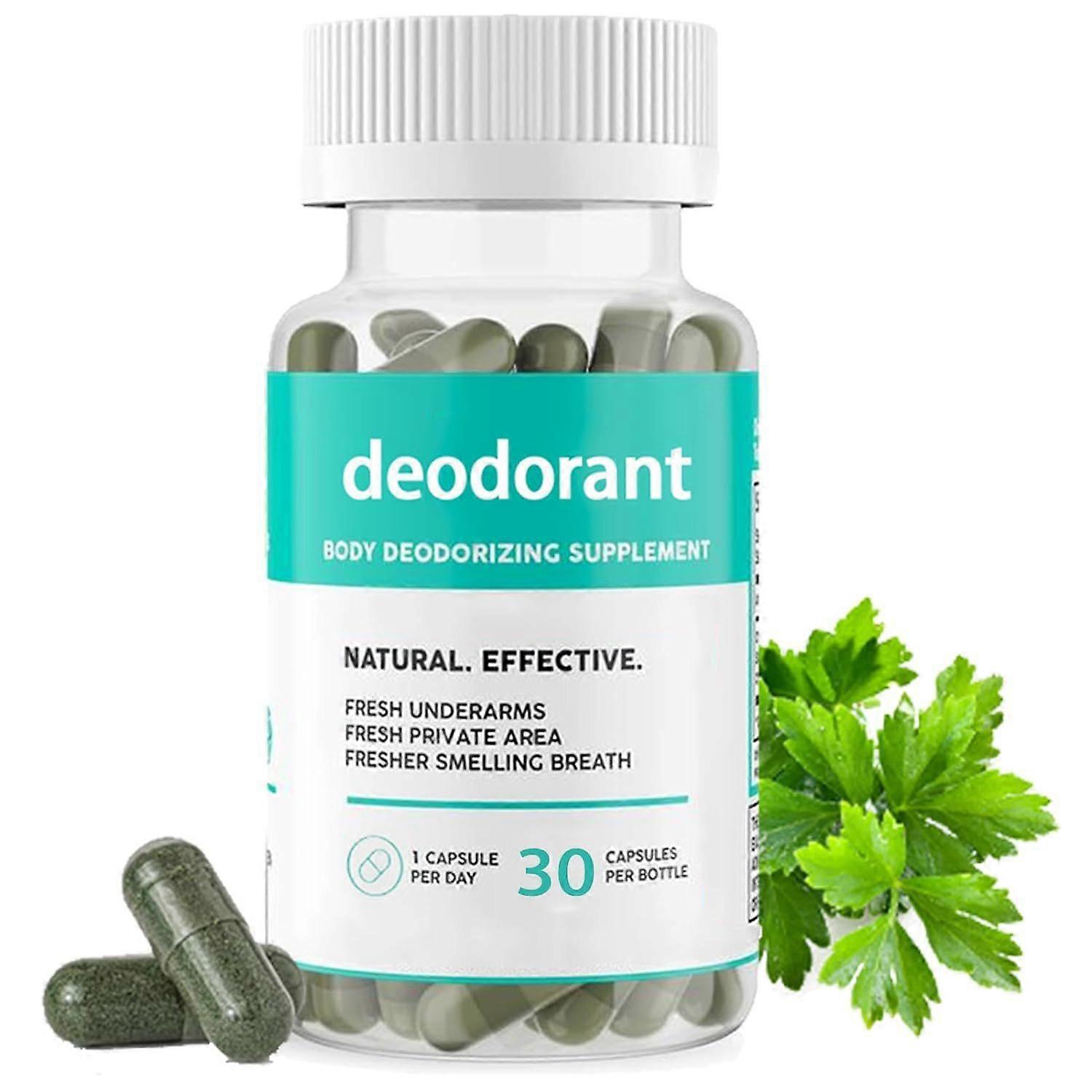 Body Deodorizing Supplement, Natural Deodorant Pills