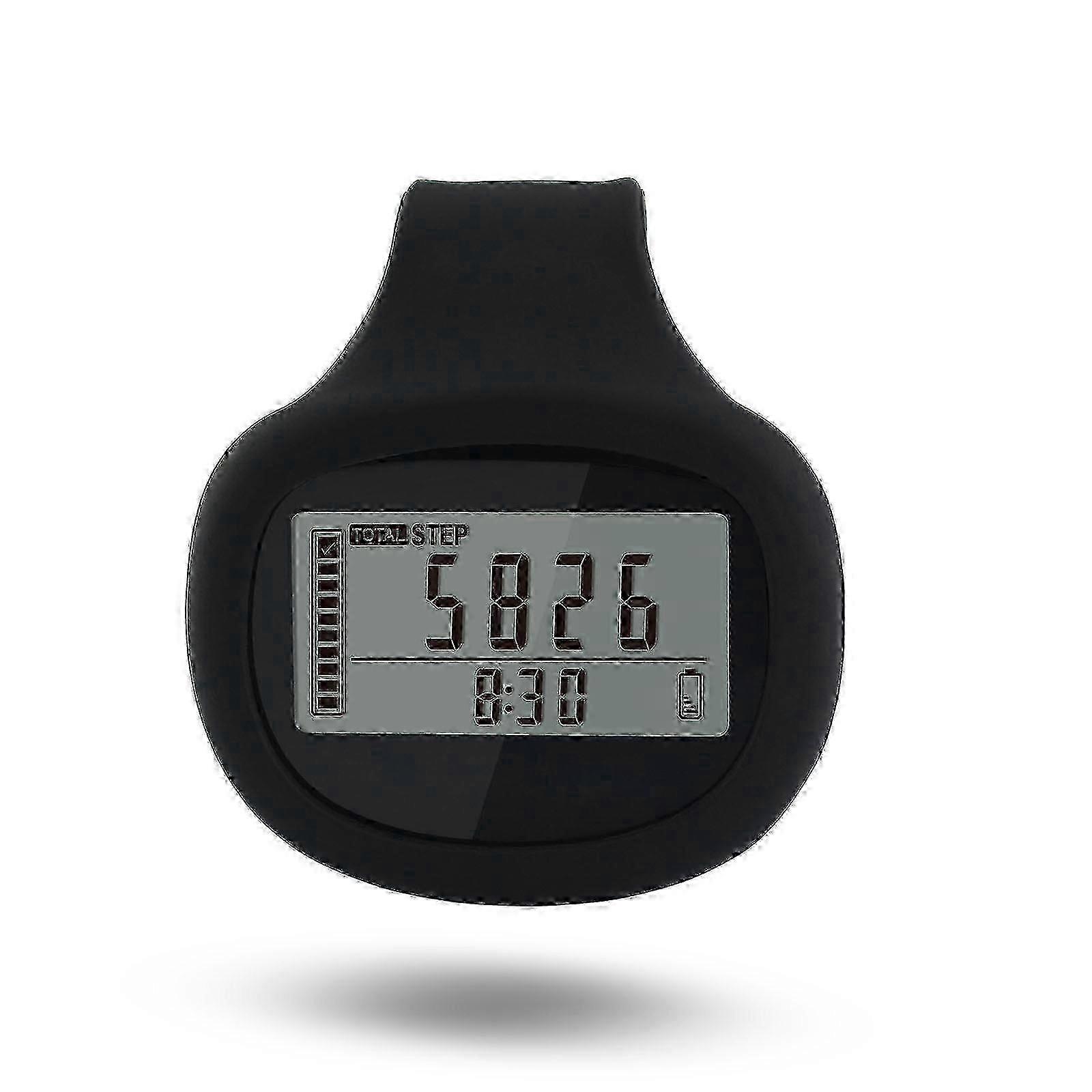 3D Sensing Memory Pedometer with 360-Degree Sensing Silicone Waist Clip - Running & Walking Companion for Pets (New Arrival)