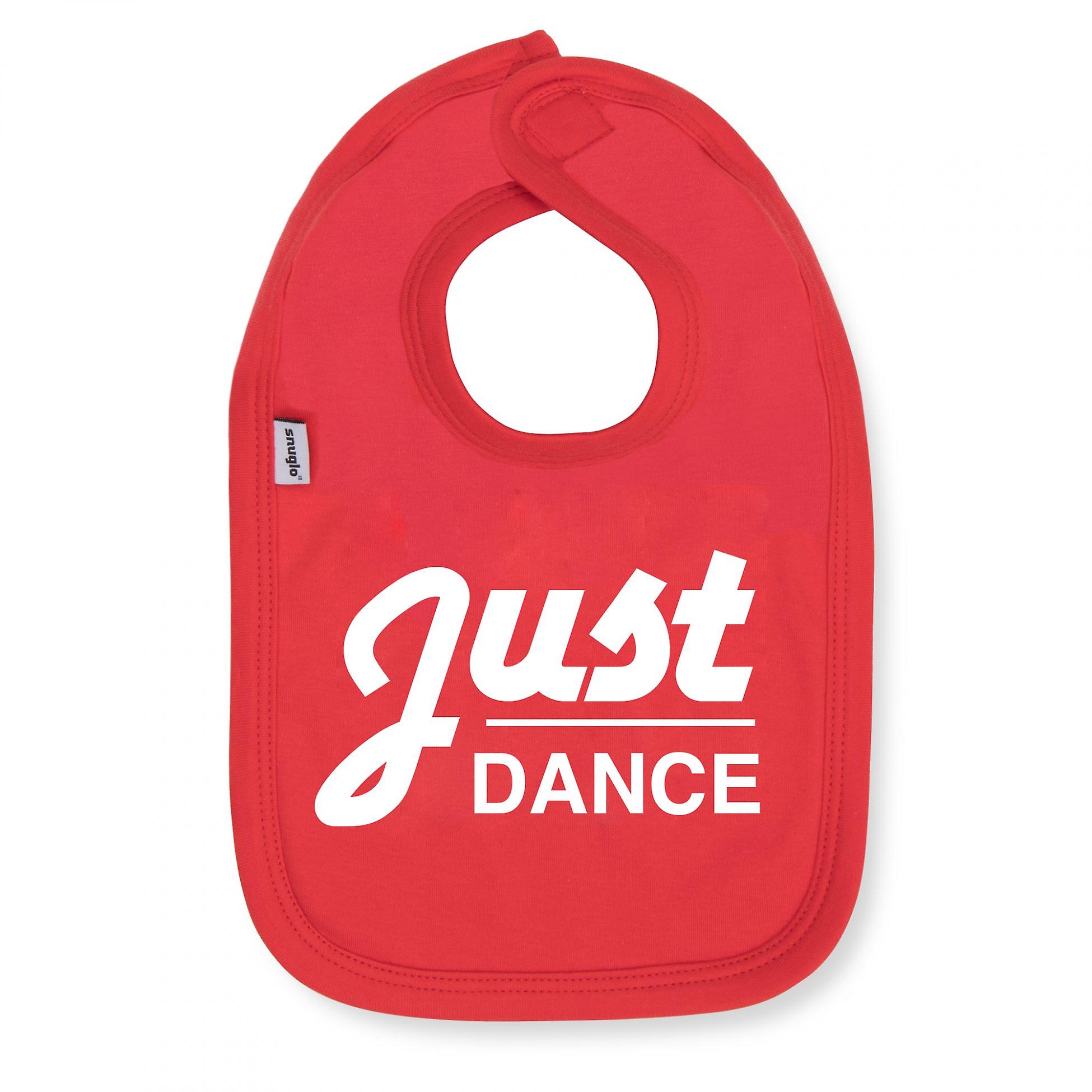 Just Dance Baby Bib Red