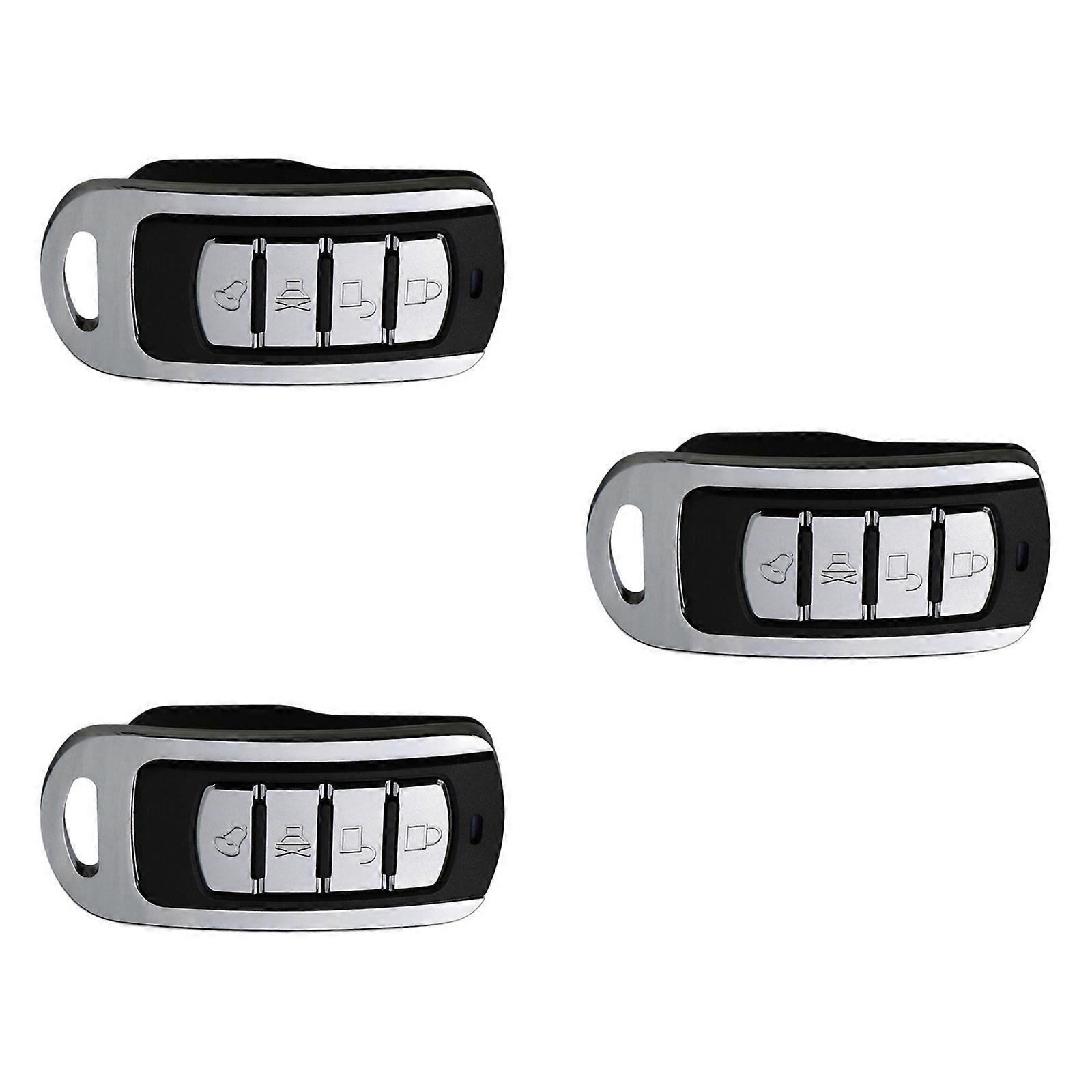 4Key Programmable Remote Control 433MHz Frequency Signal Replication Technology Universal Compatibility Door Opener Multicolor