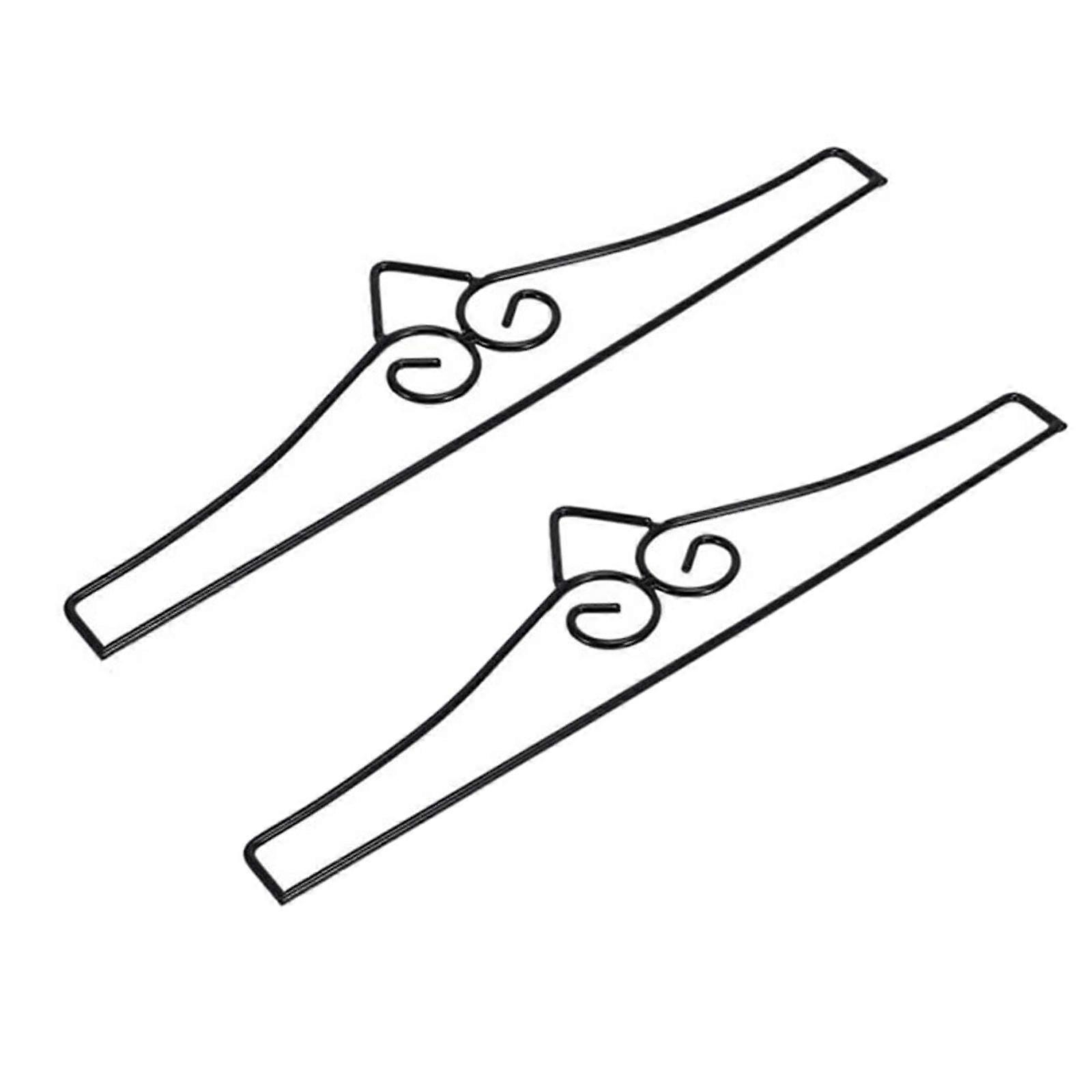 2pcs Garden Flag Wall Scroll Hangers Metal Horizontal Garden Flag Holder Weather Resistant & Easy Mounting Without Flag Multicolor