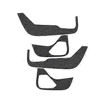 Pelle in pelle in fibra di carbonio per auto Pad Pad Door Plank Anti- Pad Anti-sporco Pad Mat Cover per -5 Cx