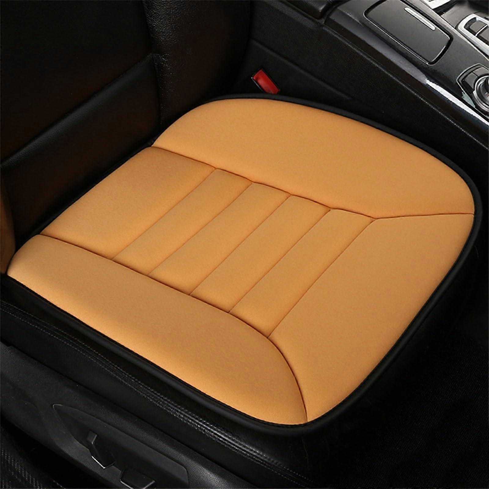 Comfortable Car Seat Cushion For S4 S8 RS6 A1 A4 S5 RS4 S6 RS5 Memory Foam Breathable Fabric AllSeason Orange