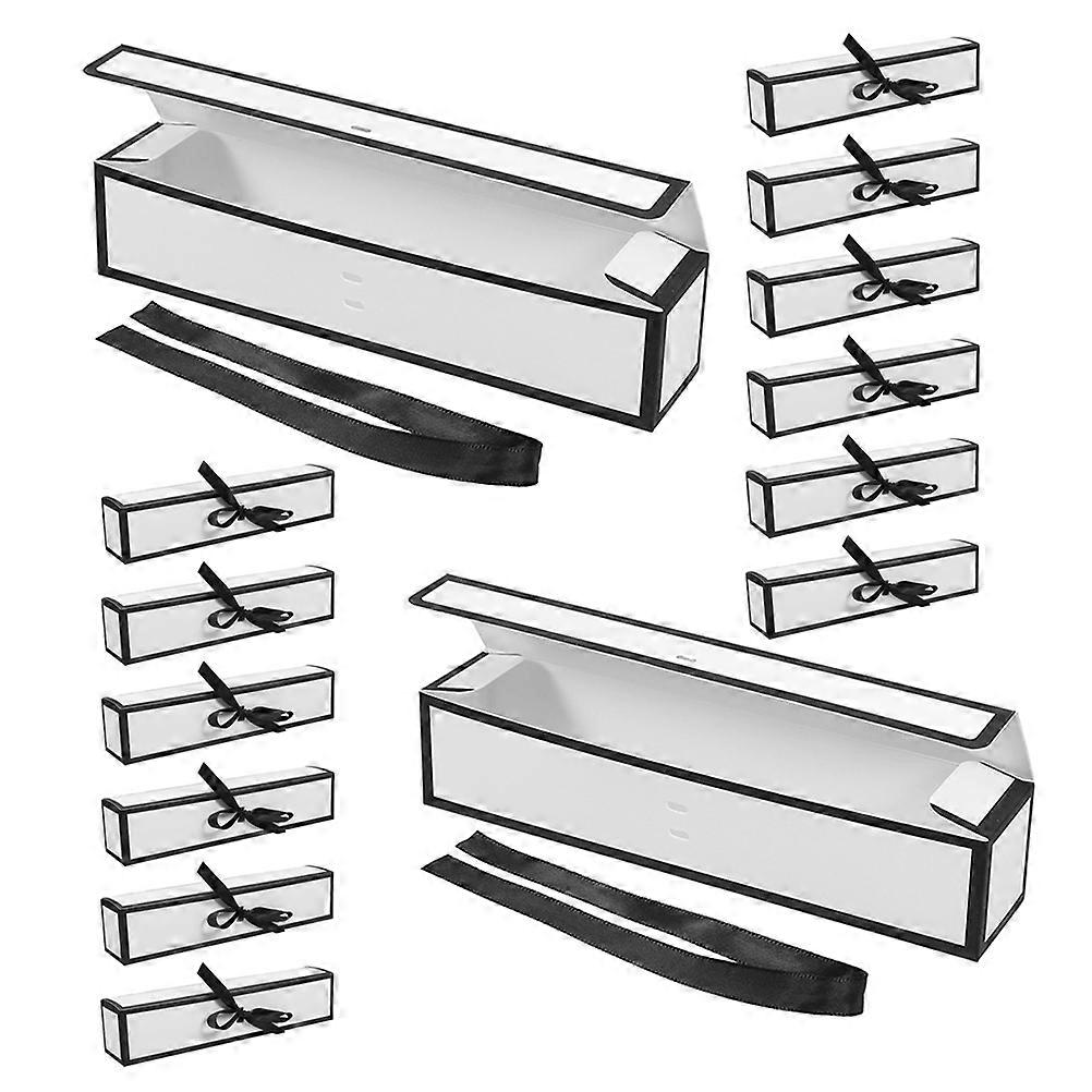 Long Strip Foldable Chocolate Packaging Paper Boxes for Various Occasions 20Pcs