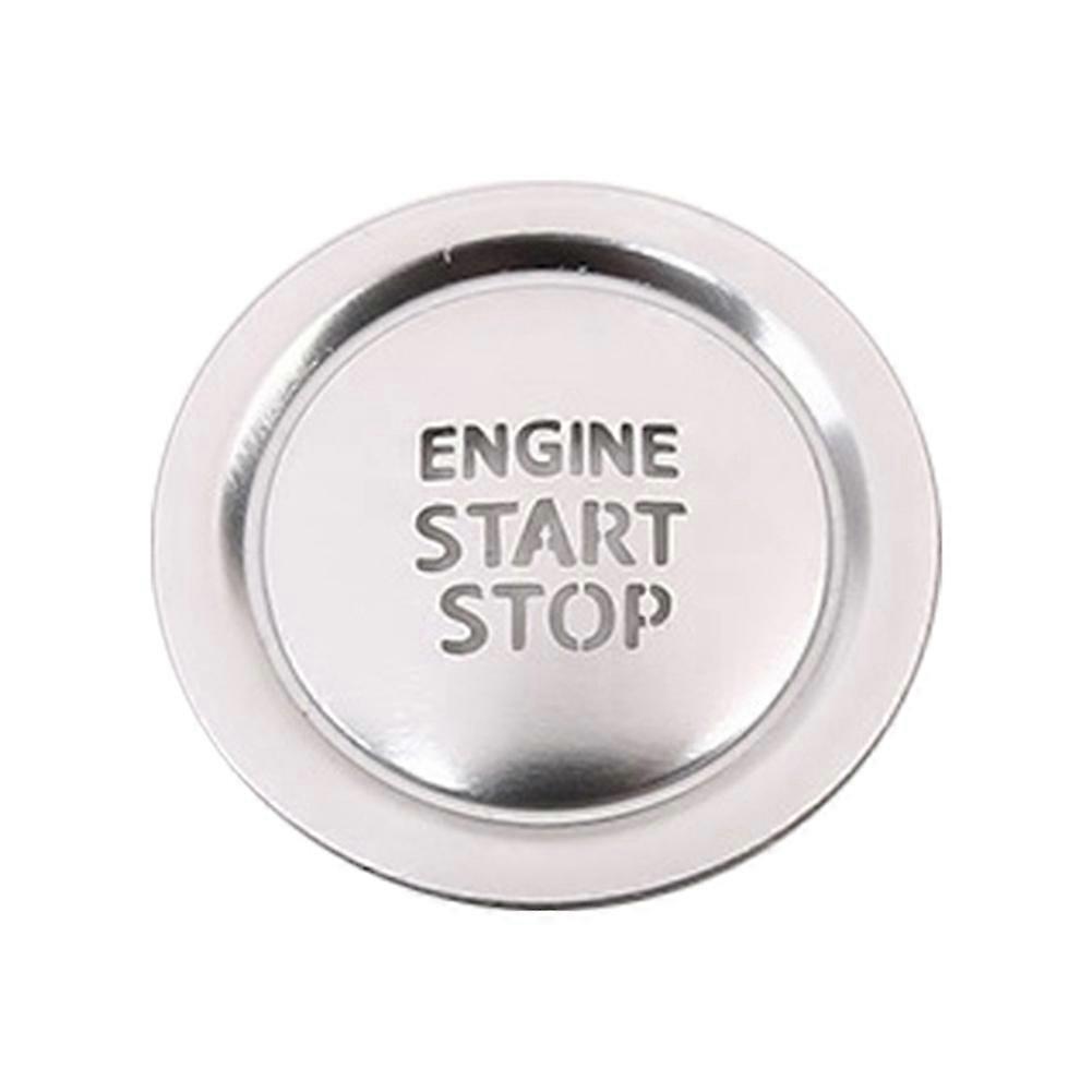 For Toyota Harrier Car Engine Start Switch Button Sticker,Silver