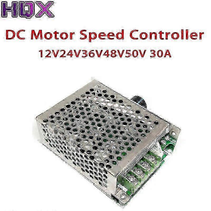 DC 12-50V 30A 1500W SCR Motor Speed Controller Voltage Regulator Adjustable PWM Motor Speed Regulator with Shell CCM6DS w