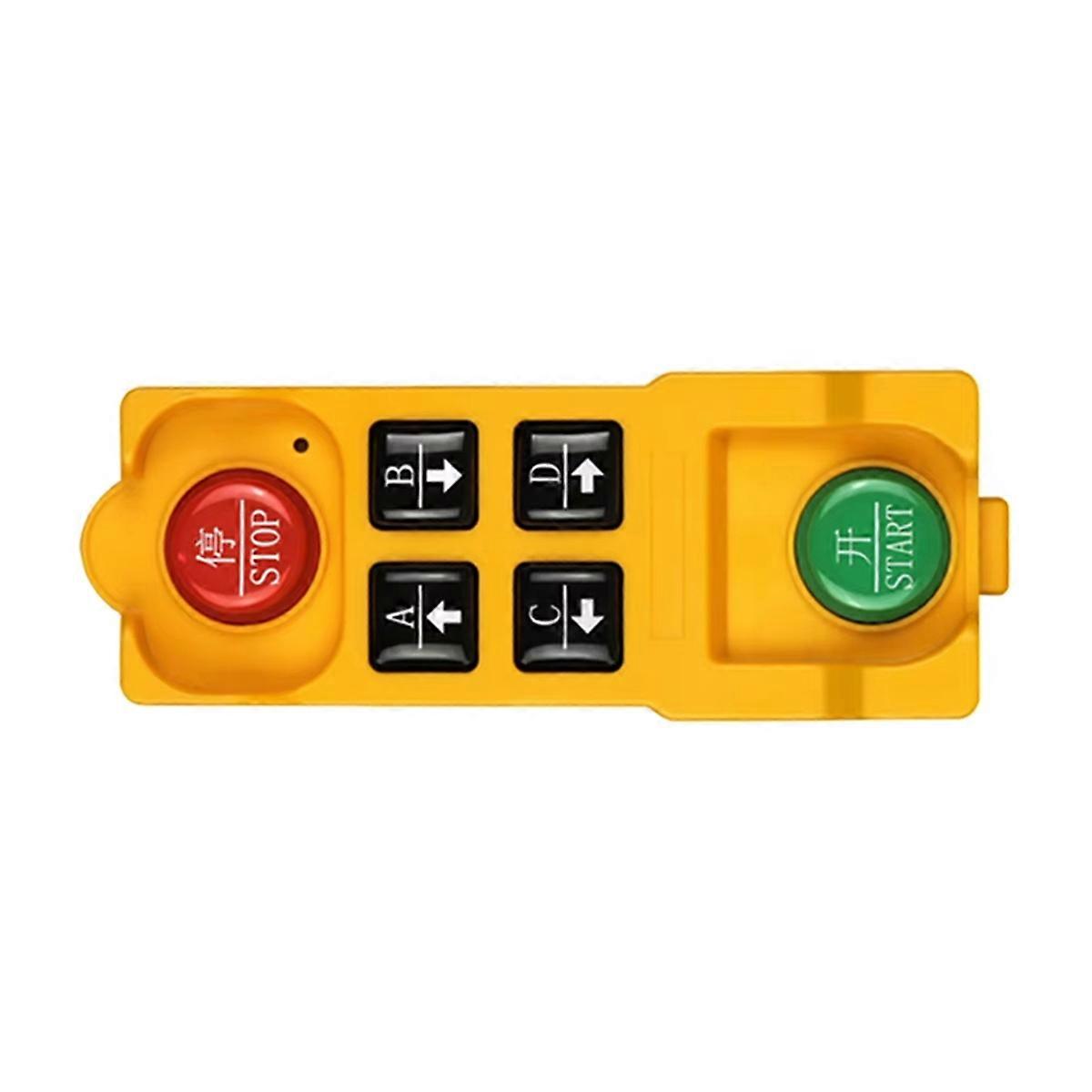 Waterproof Remote Control Duplicator 433.92MHz 4 Buttons Long Distance Hoist Crane Controller for Industrial Use