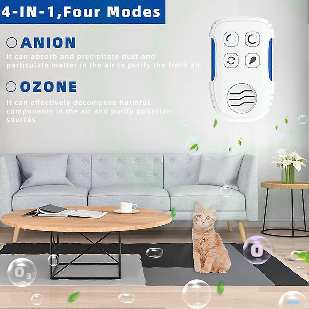 MiniOzone Generator Air Purifier Plug in Mini Air Ionizer Adjustable Ozone Deformaldehyde SterilizationDeodorization(EU)