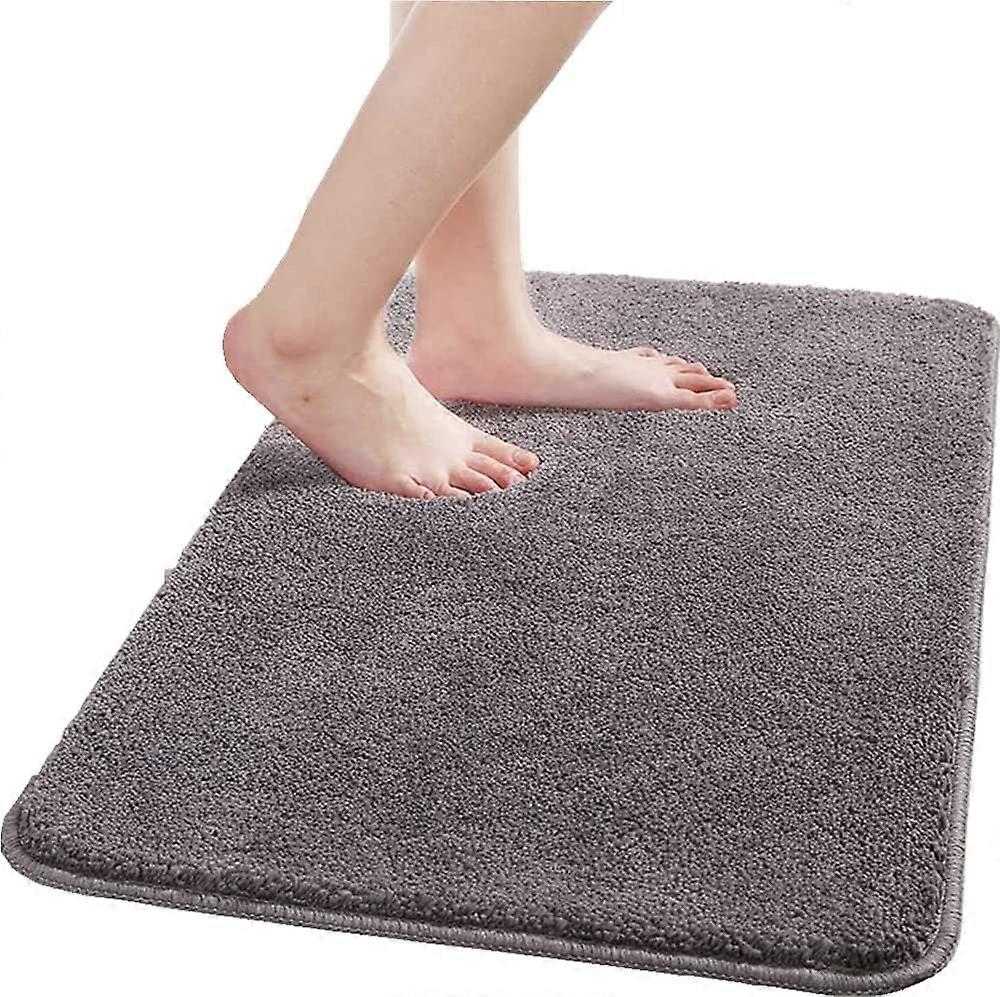 Comfortable Bath Mat Microfiber Bath Mat Non-Slip Bath Mat Absorbent Bathroom Mat