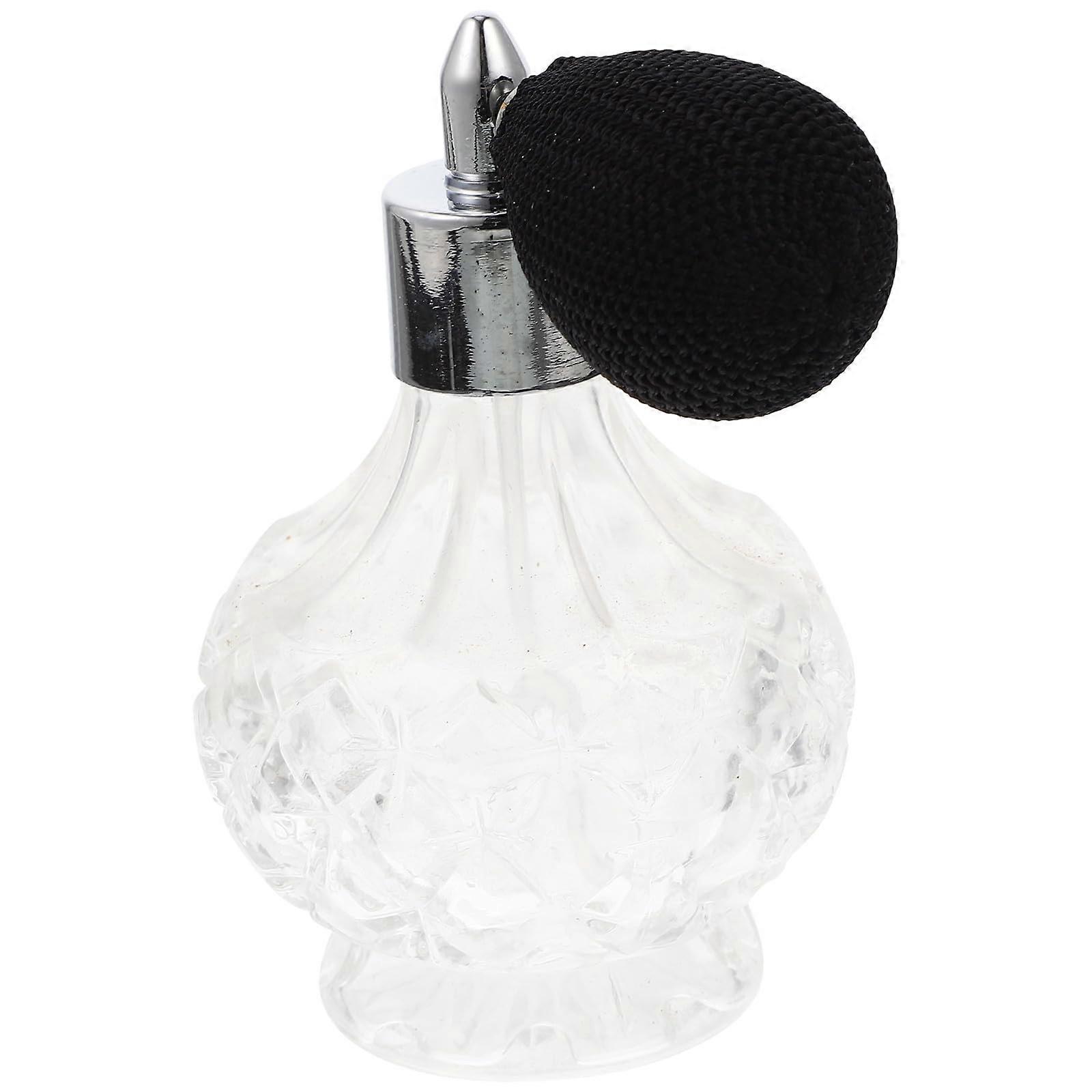 Portable Clear Refillable Travel Perfume Atomizer with Fine Mist Spray and LeakProof Cap