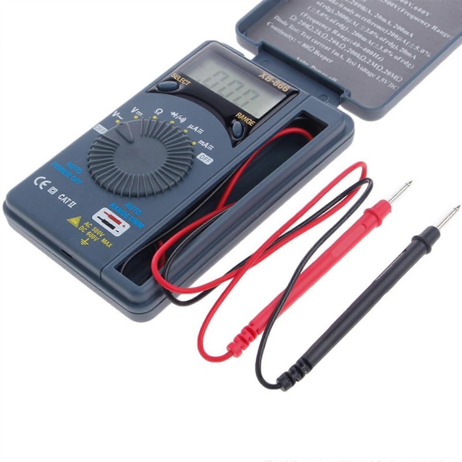 Digital Ammeter with LCD Voltmeter Accurate Current Measurement for DC Pocket Multimeter