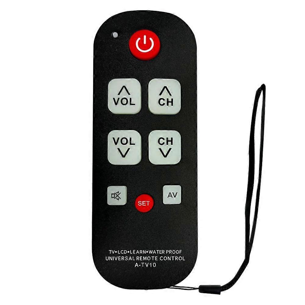 A-TV10 TV Universal Remote Control Simple Learning Luminous Button Remote Control