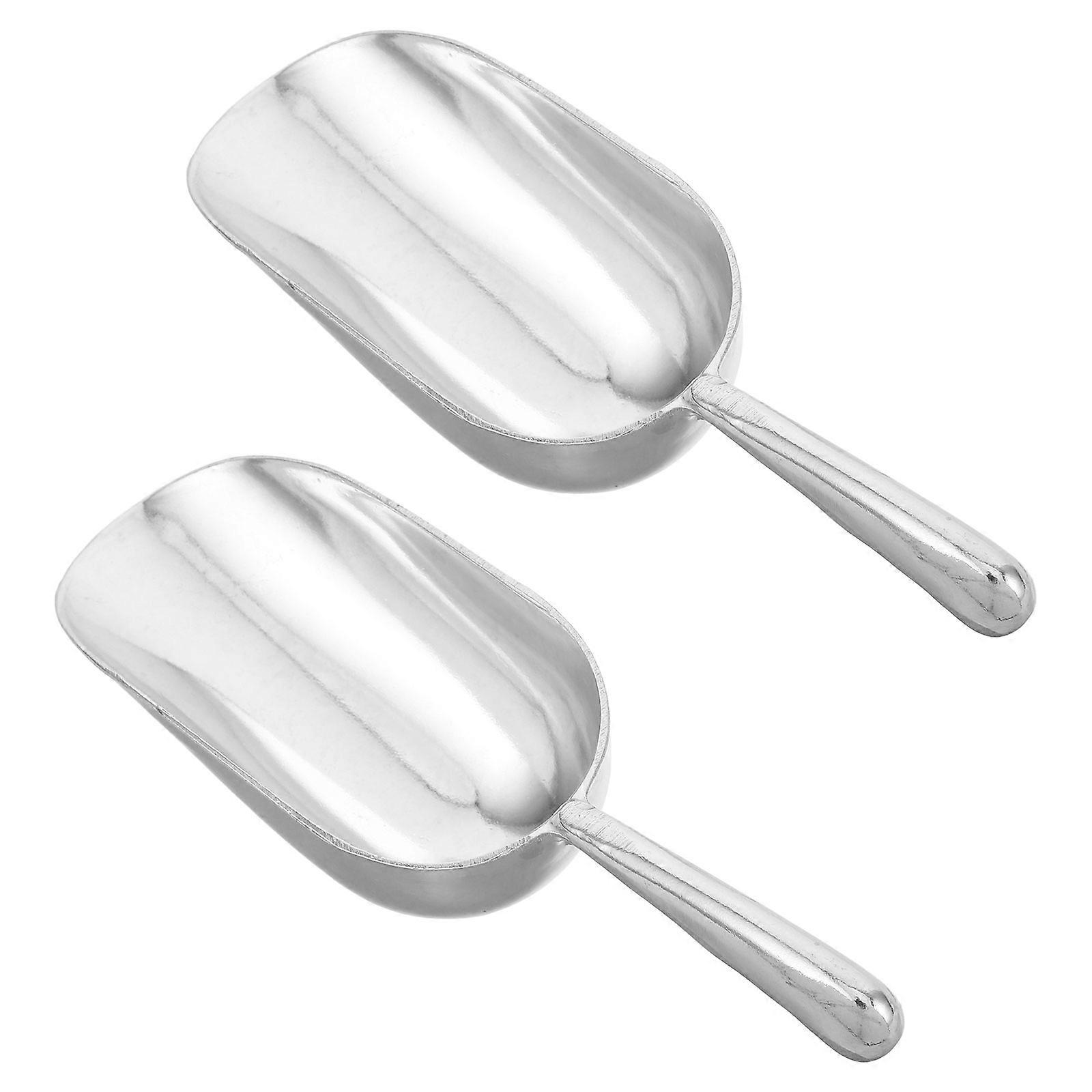 Ice Scoop for Freezer Aluminium Alloy Efficient Scooping for Home Use 2Pcs