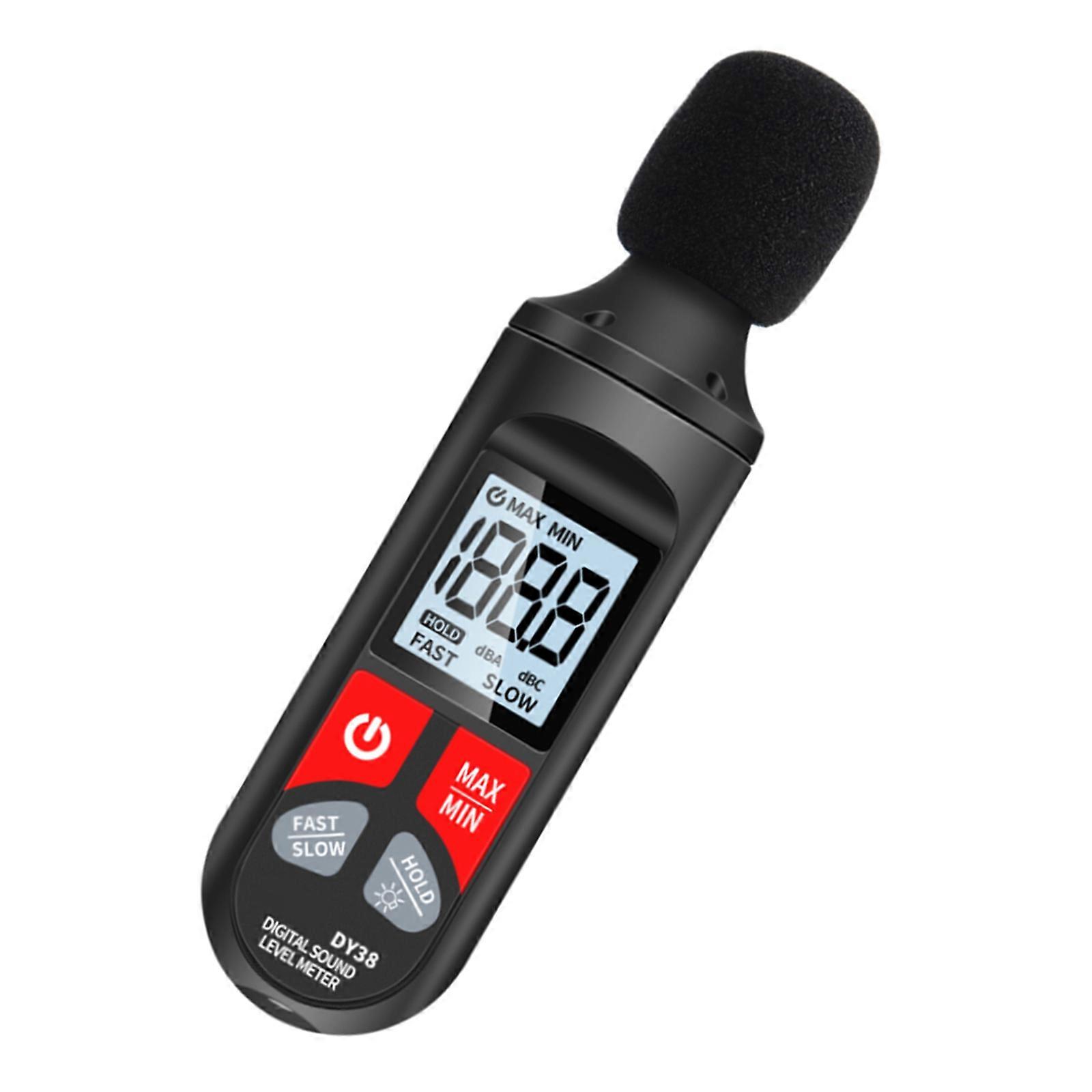 Professional Noise Leveling Meter with Data Storage Advanced Sound Leveling Analyzes ABS for Workplace & Public Space Safe Multicolor