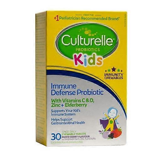 Culturelle Kids Daily Probiotic Chewable, 30 Count